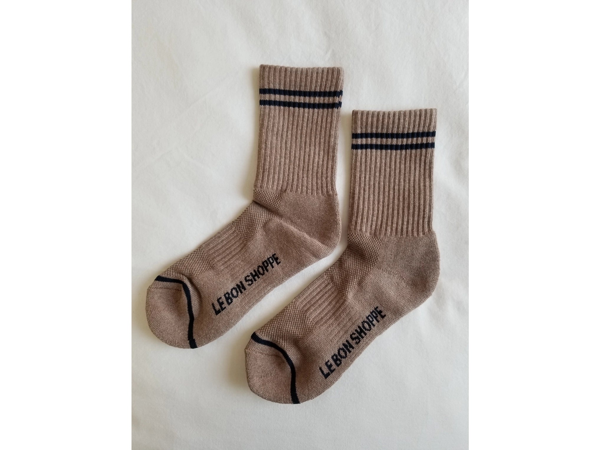 LE BON SHOPPE - COCOA - BOYFRIEND SOCKS