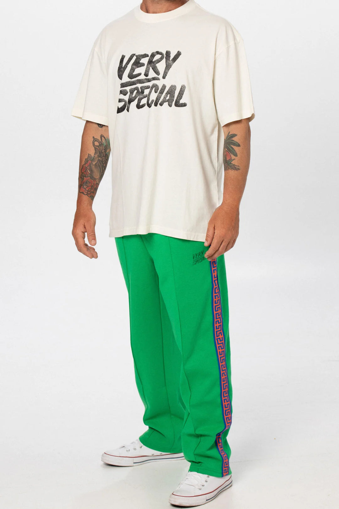 Something Very Special - Geo Track Pants 3.0 - Kelly Green