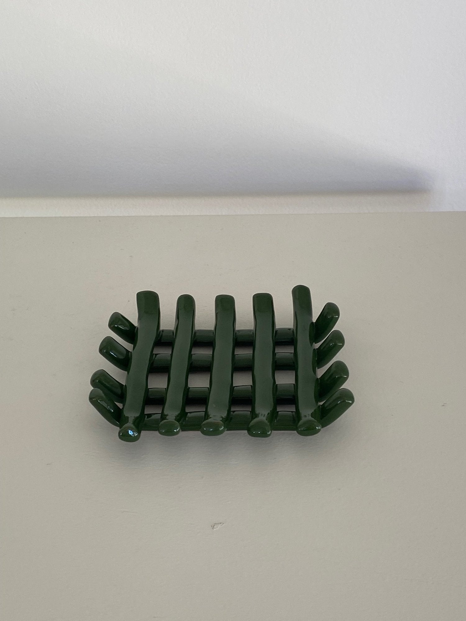 Jedda Clay - Grid Soap Dish - Forest