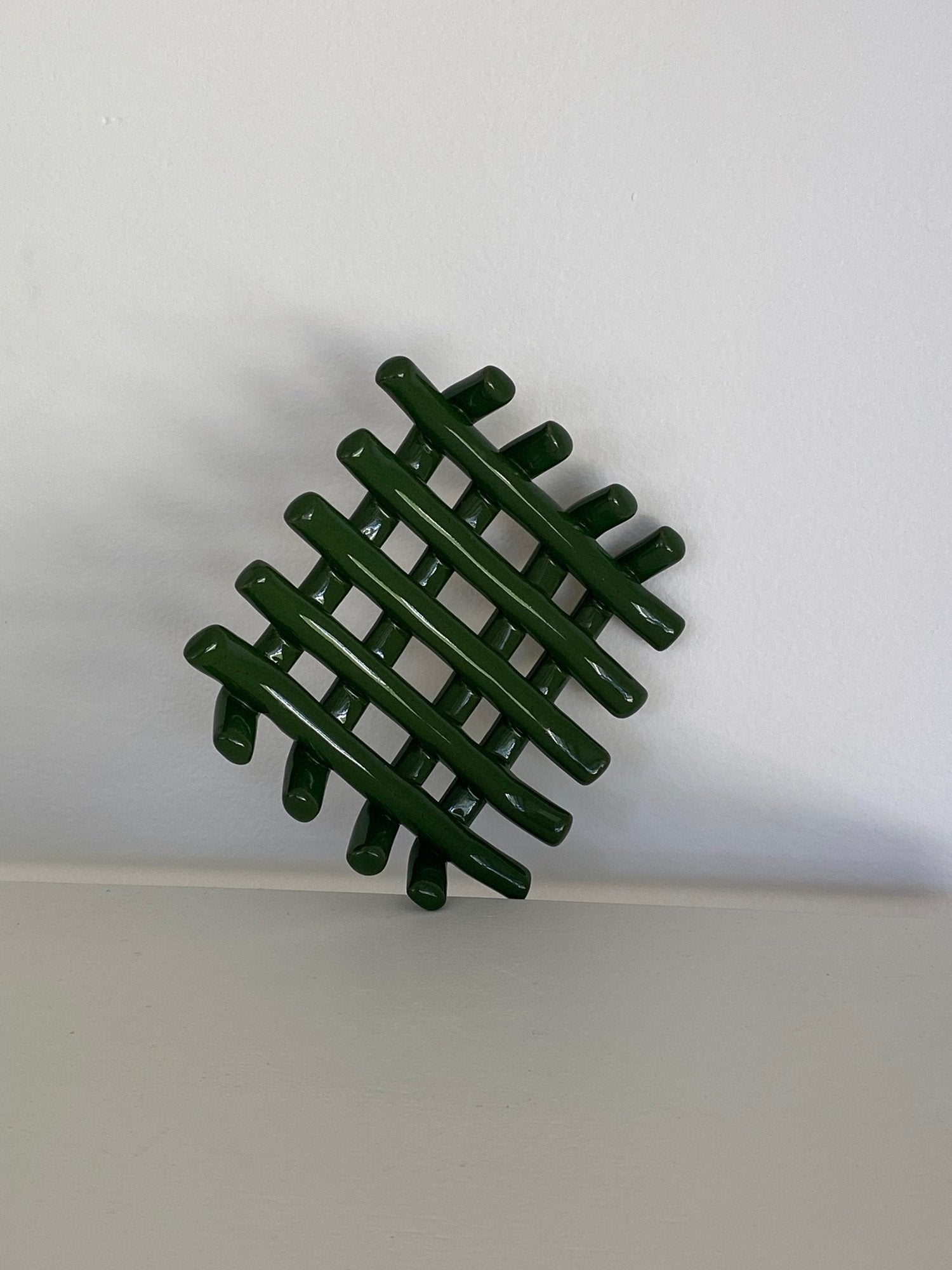 Jedda Clay - Grid Soap Dish - Forest