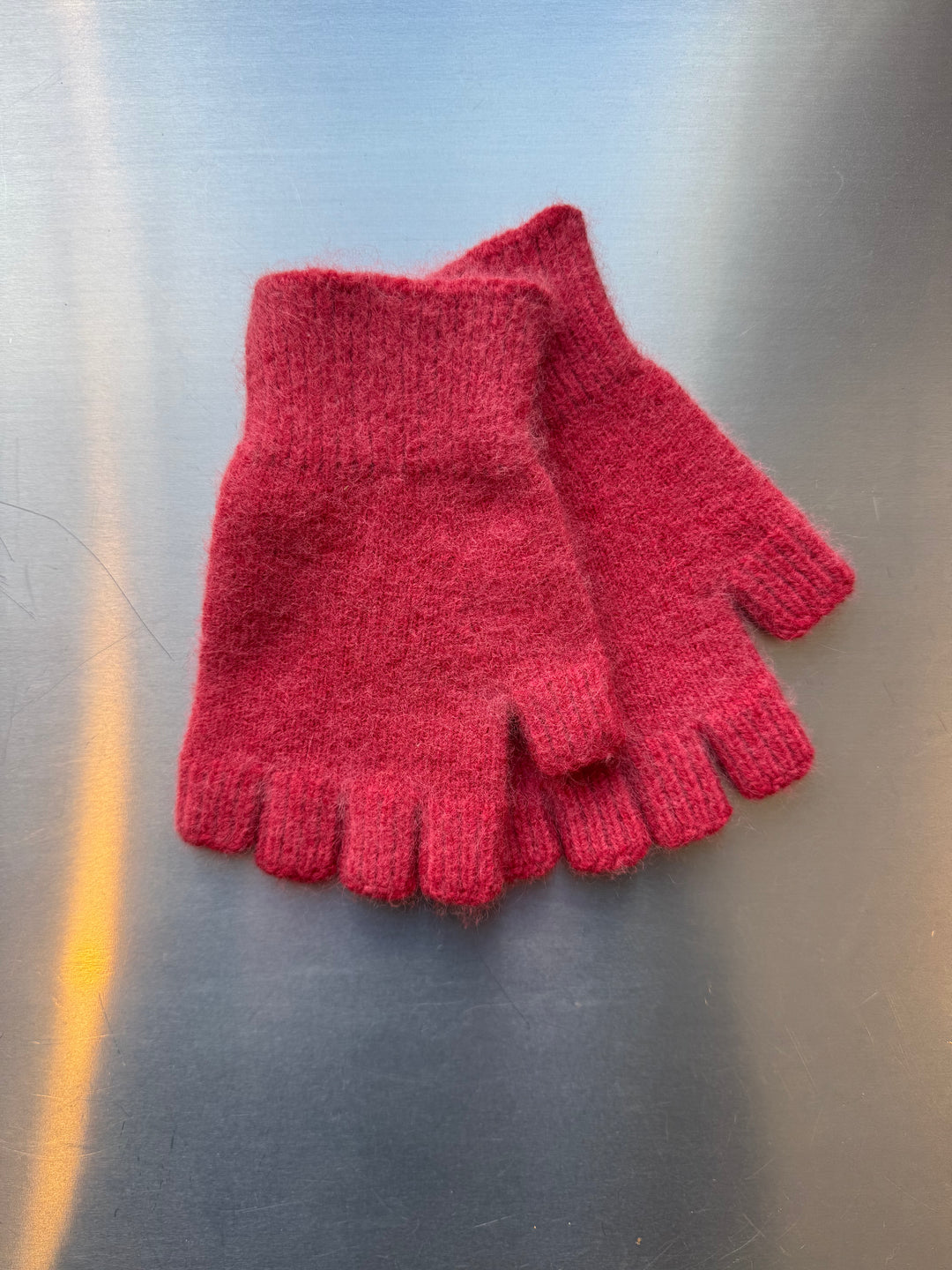 Fingerless Gloves - Short - Pink