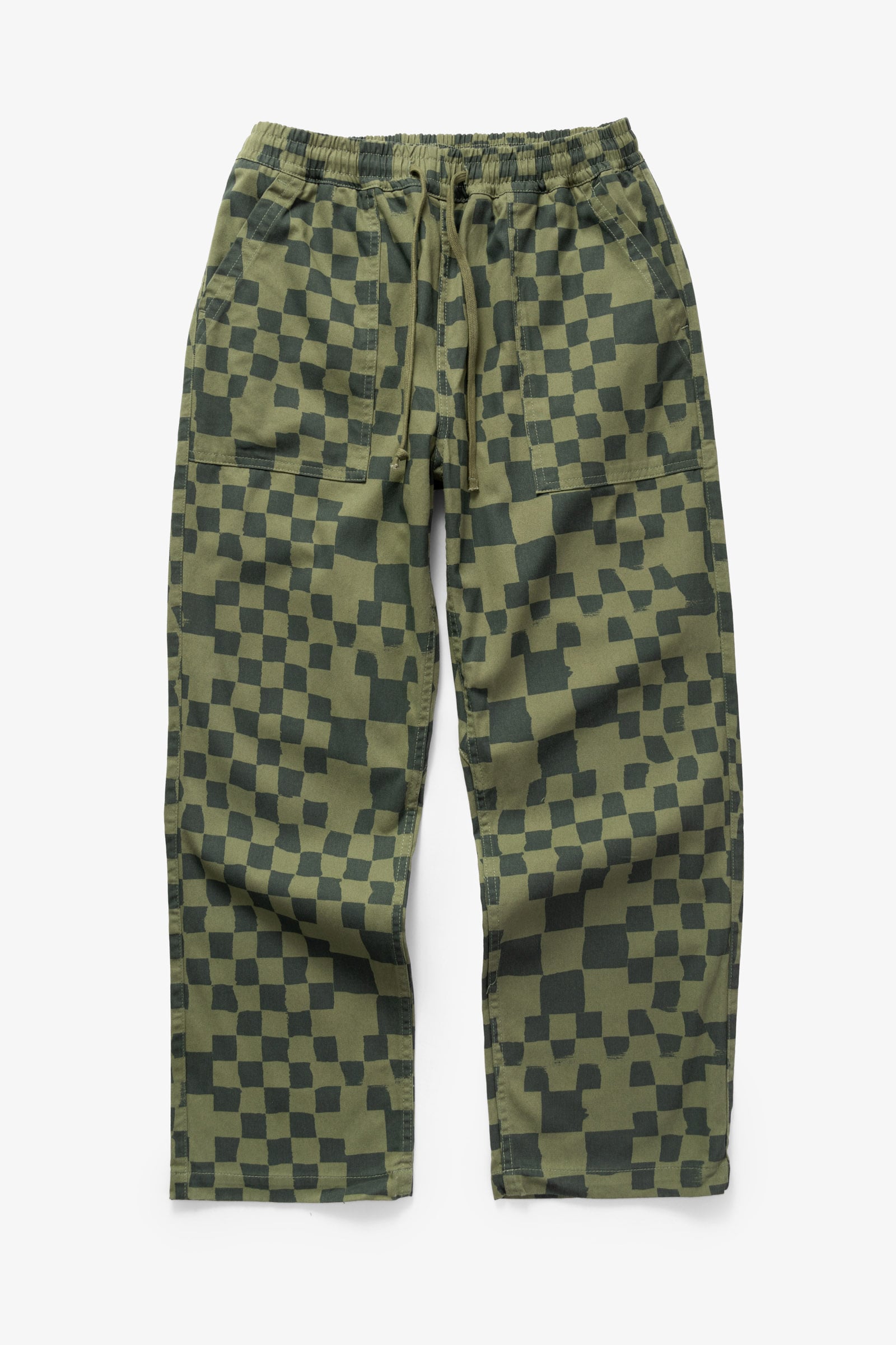 Service Works - Printed Pants - Olive Checker