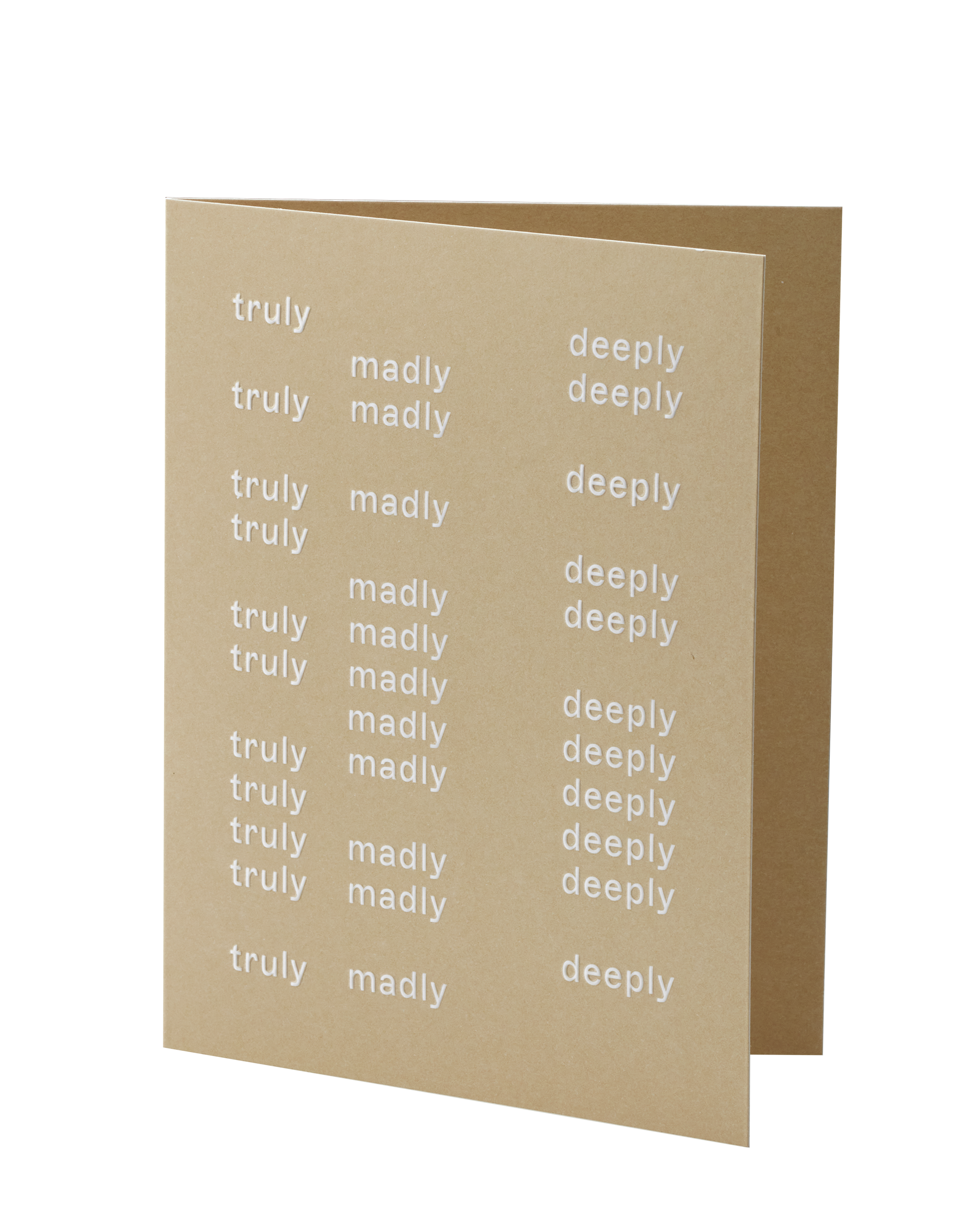 SHORT TALK - TRULY MADLY DEEPLY