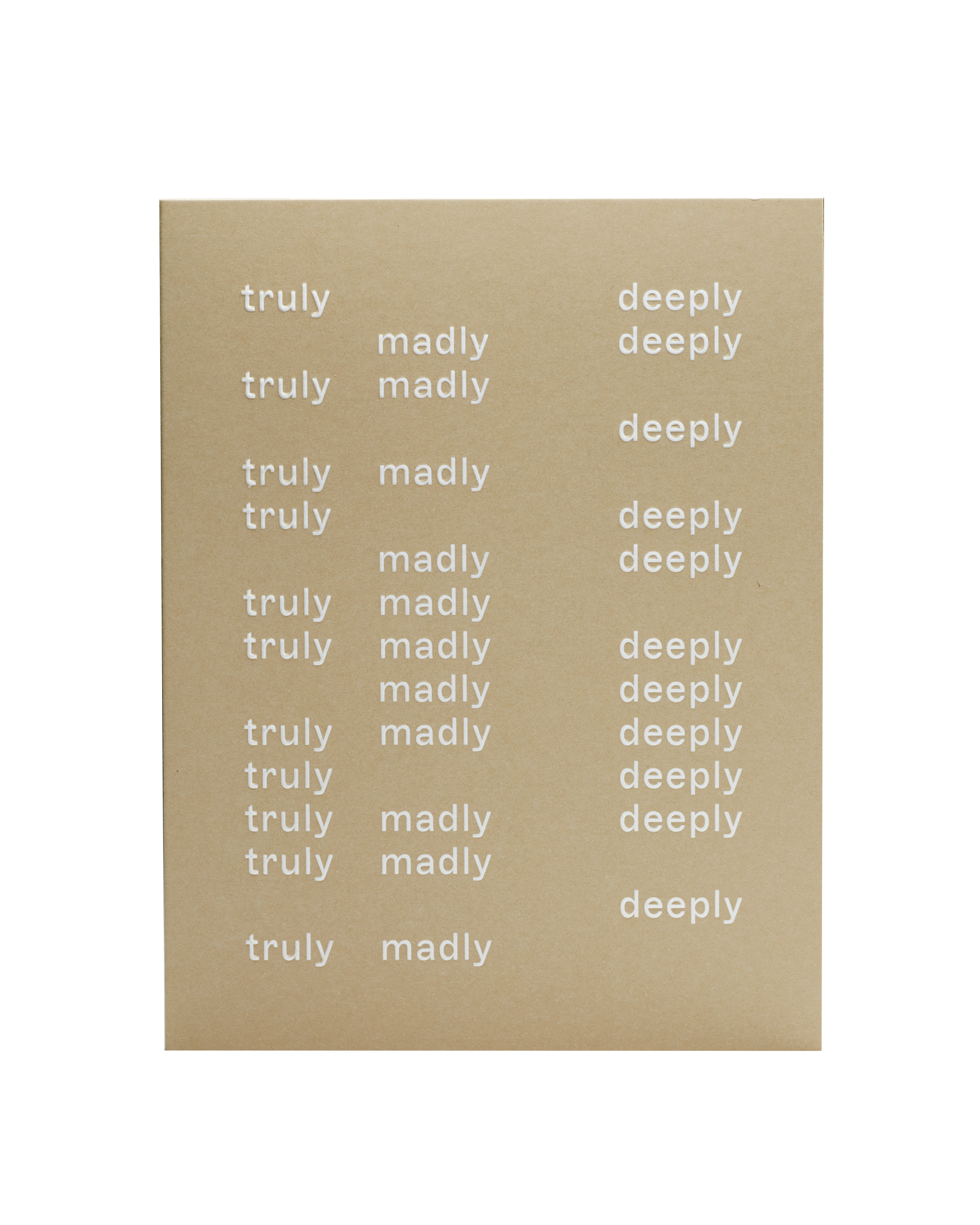SHORT TALK - TRULY MADLY DEEPLY