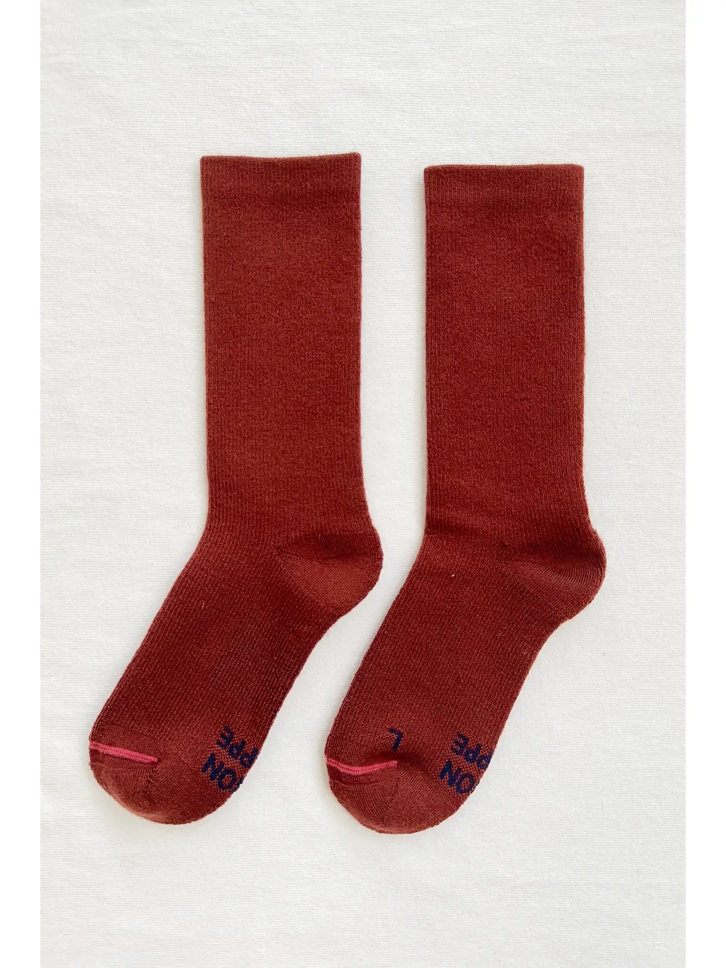 LE BON SHOPPE - CAMPER SOCKS - BRICK