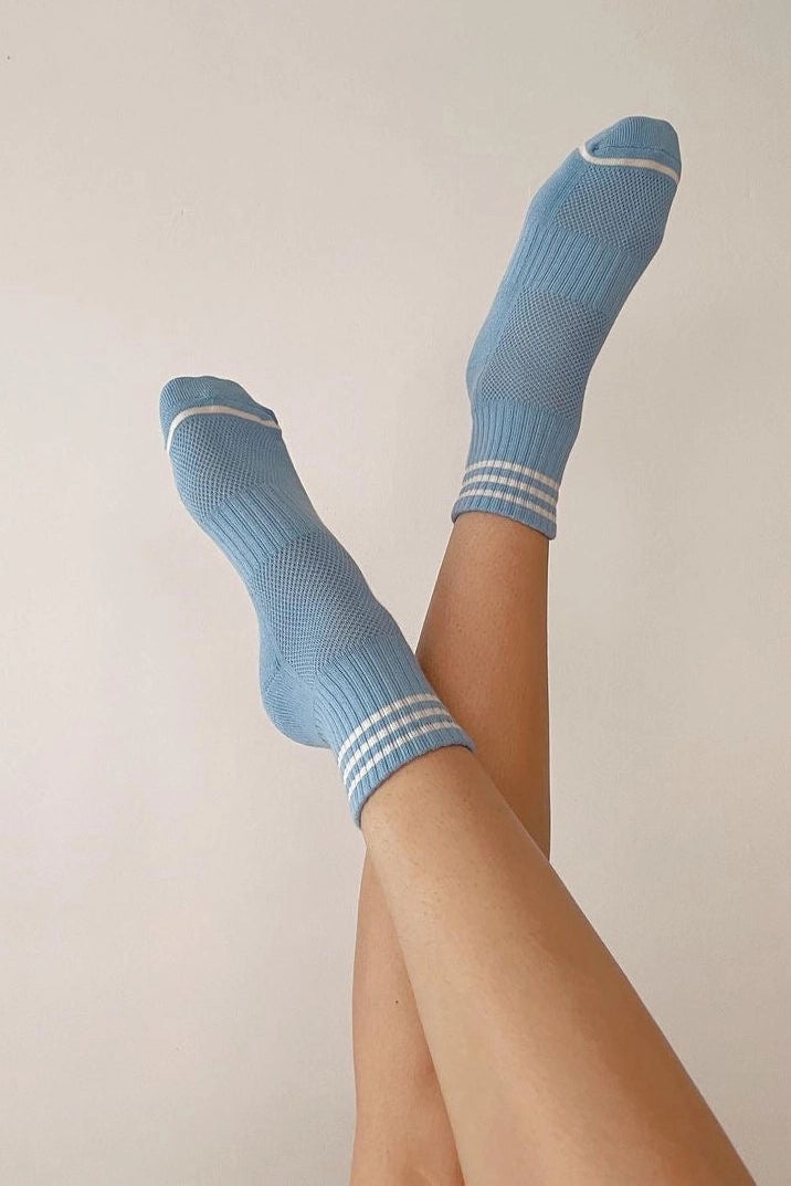 LE BON SHOPPE - GIRLFRIEND SOCKS - PARISIAN BLUE