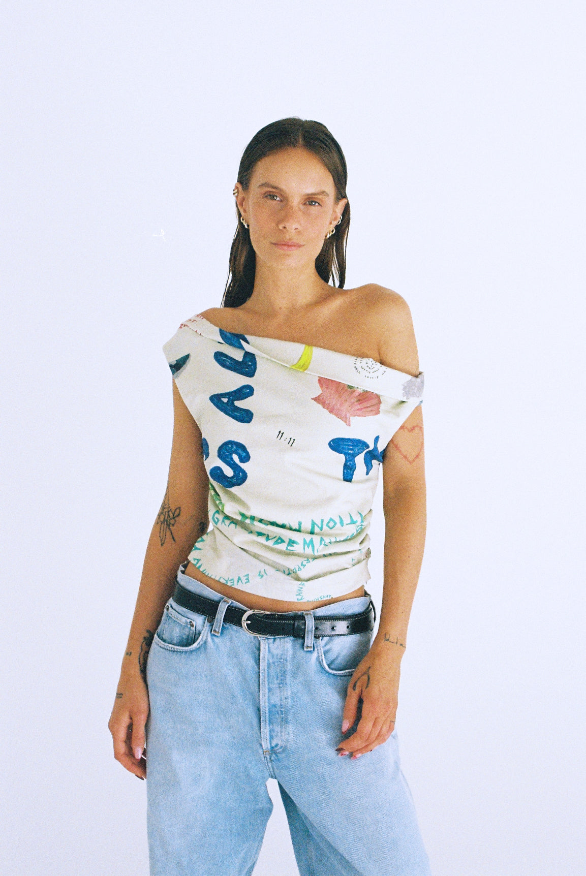 LOTTIE HALL - PALO SANTO TOP - CREAM