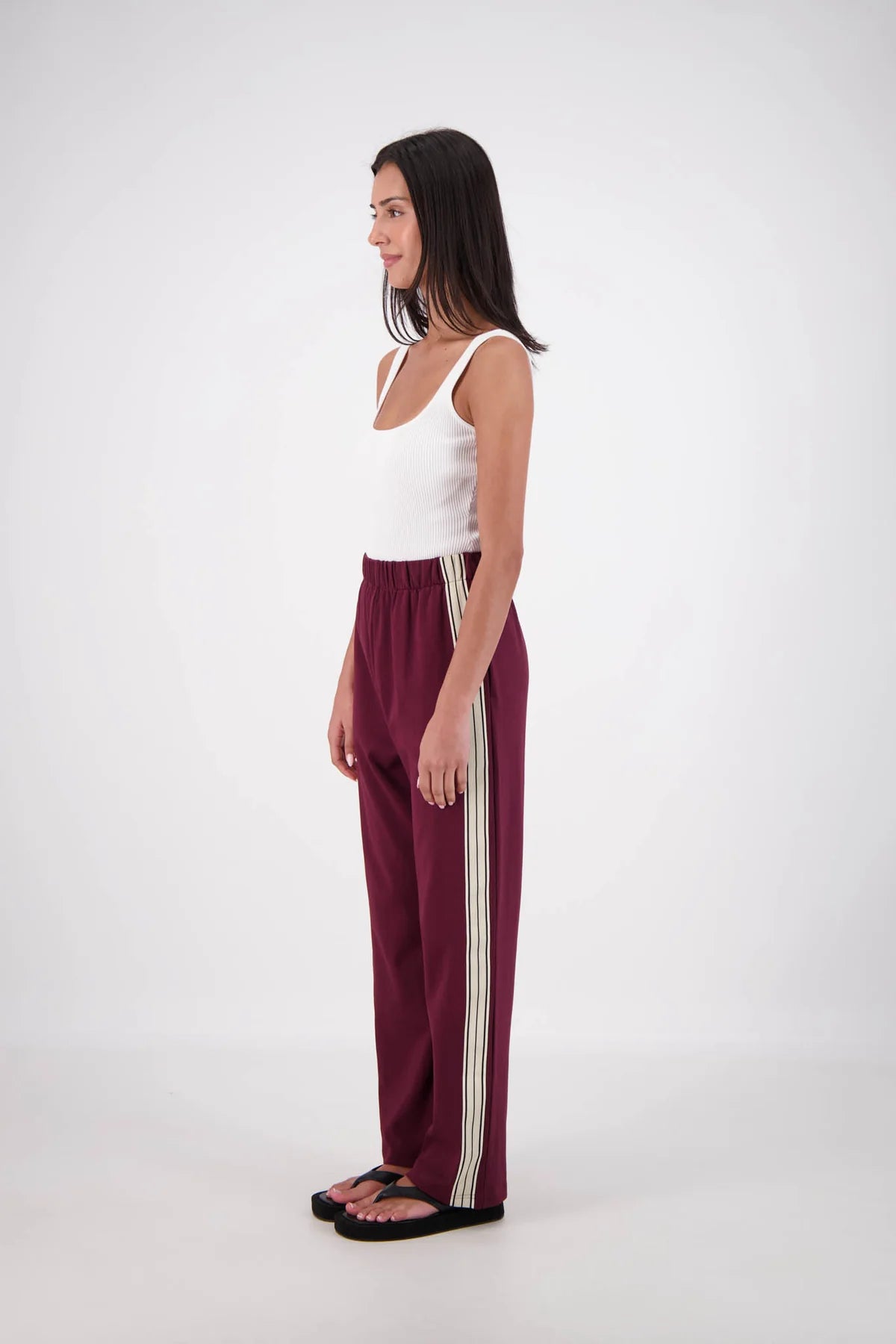 JASMINE ALEXA - PANAREA TRACKPANT - WINE