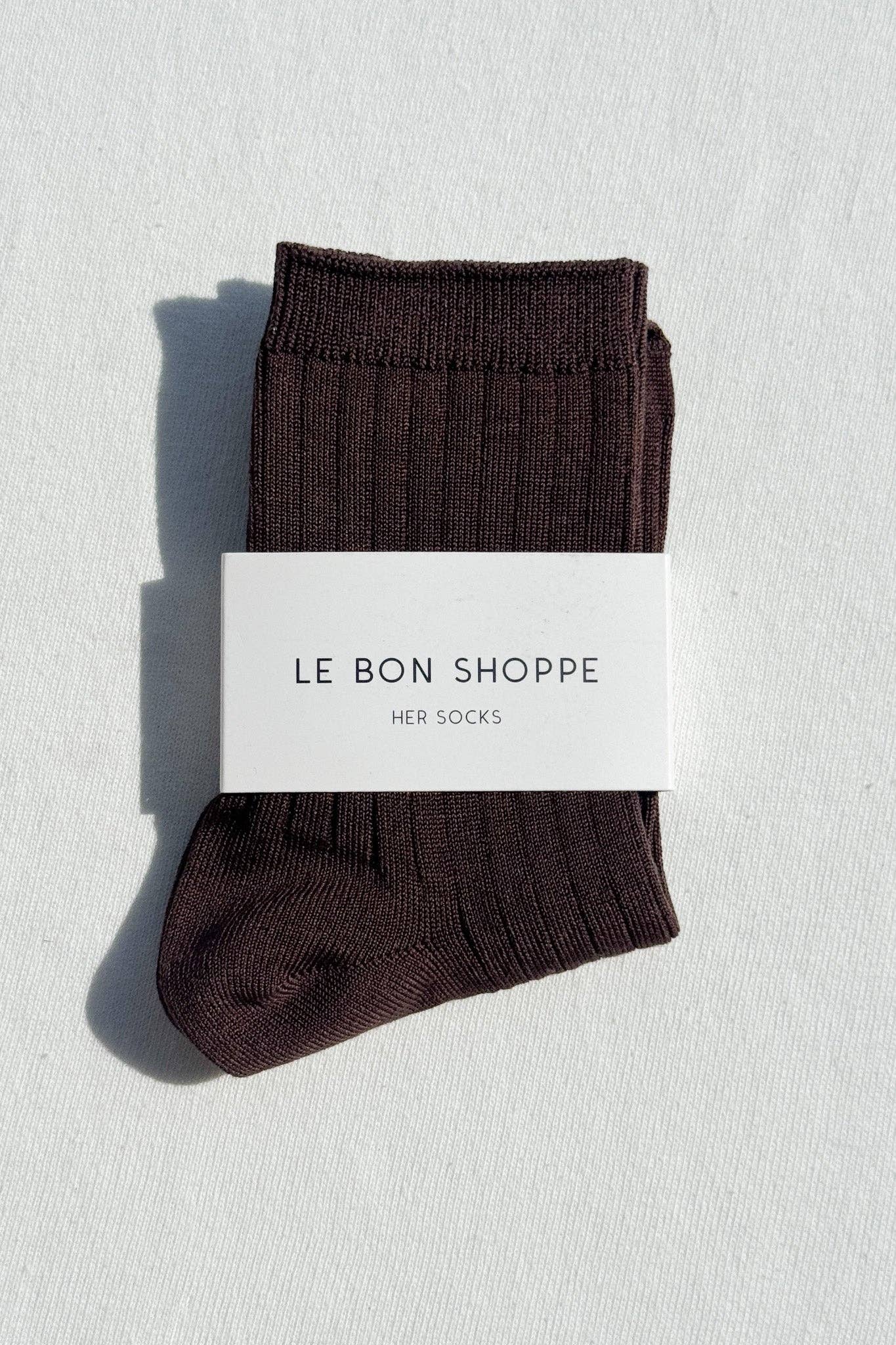 Le Bon Shoppe - Her Socks - Coffee
