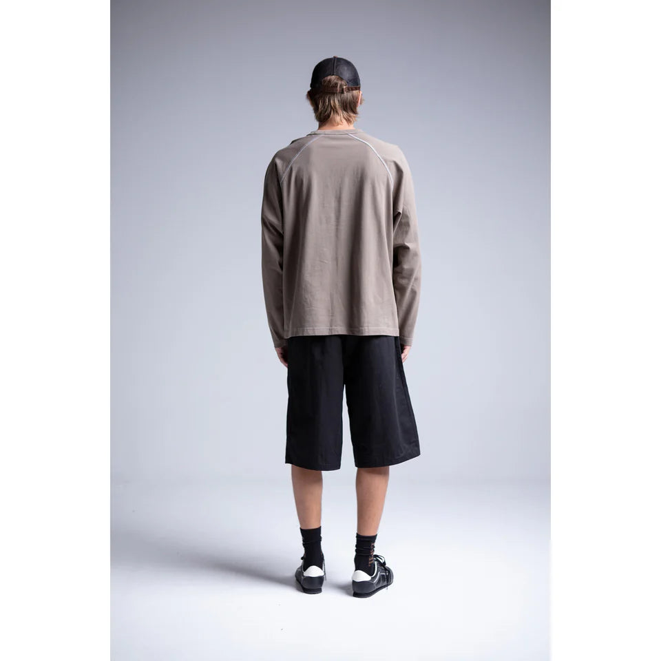 Listen - Signal Long Sleeve Tee - Brown