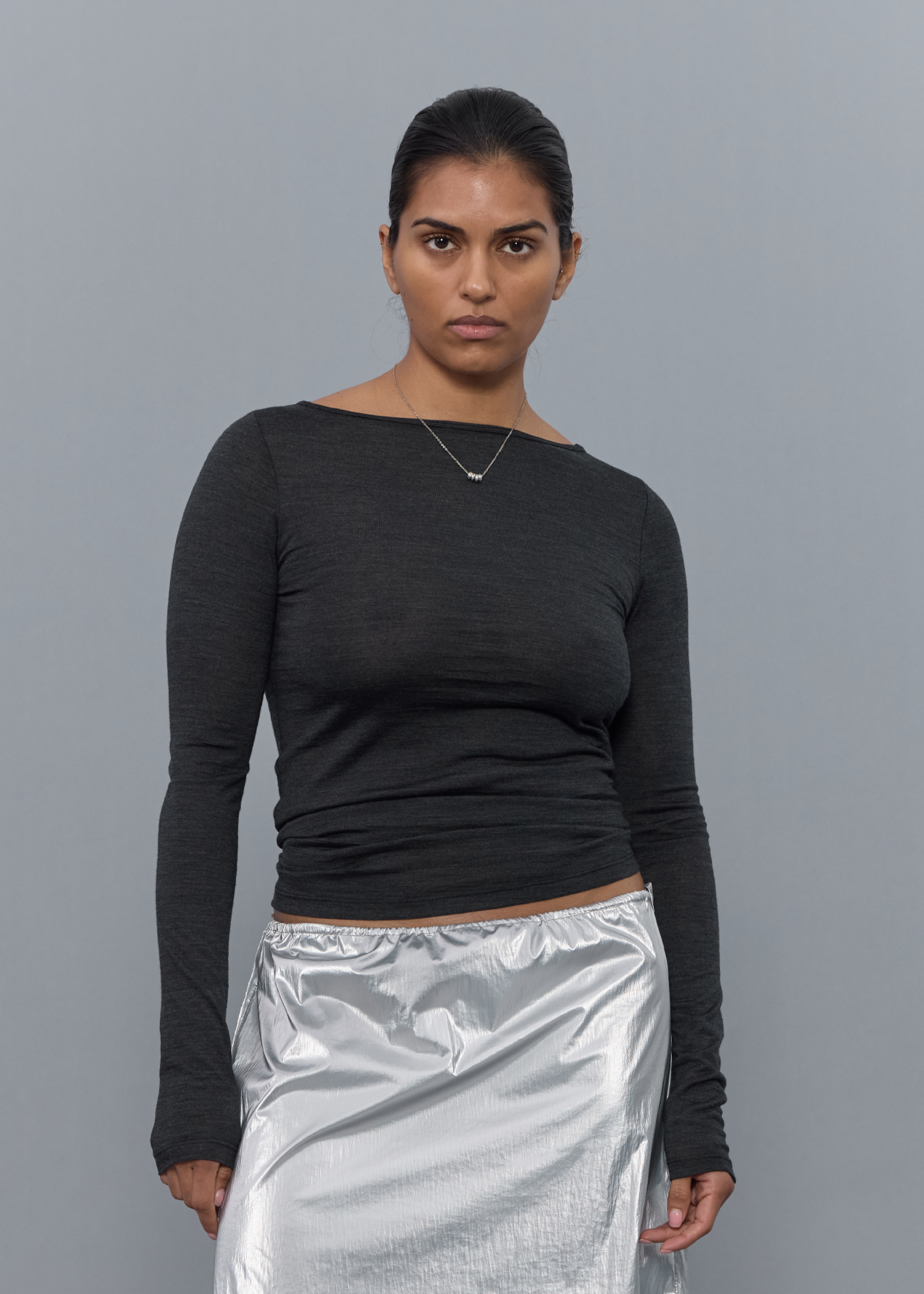 Permanent Vacation - Connection Wool Top - Cinder