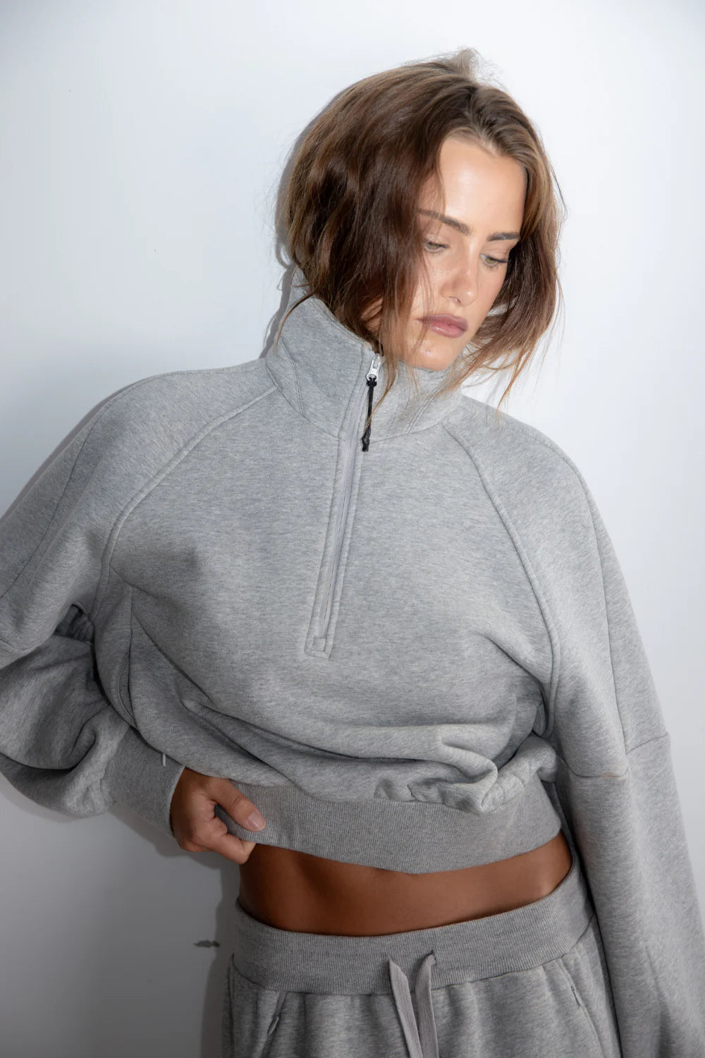 Pinky & Kamal - 1/4 Zip Fleece Sweater