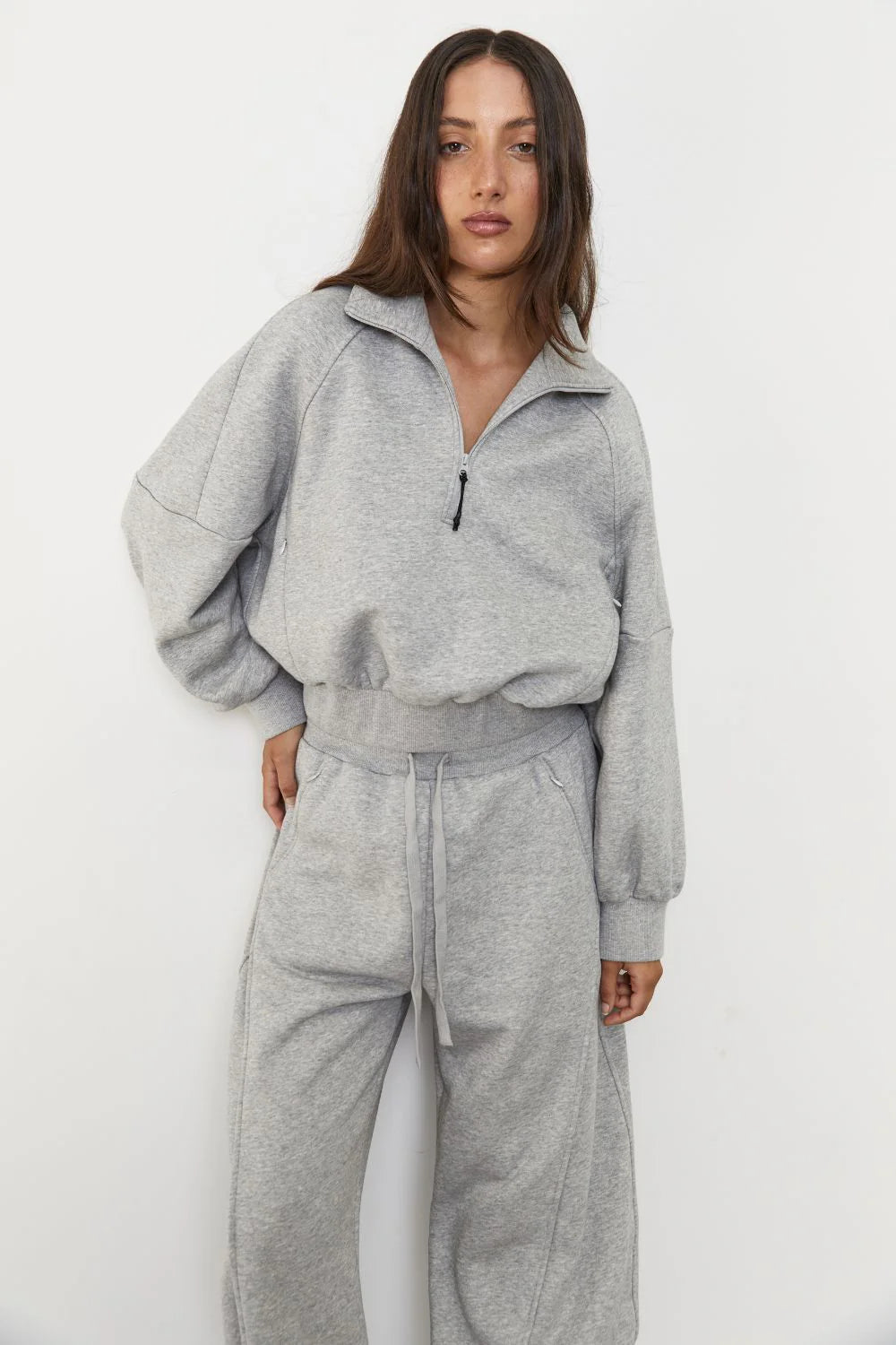 Pinky & Kamal - 1/4 Zip Fleece Sweater