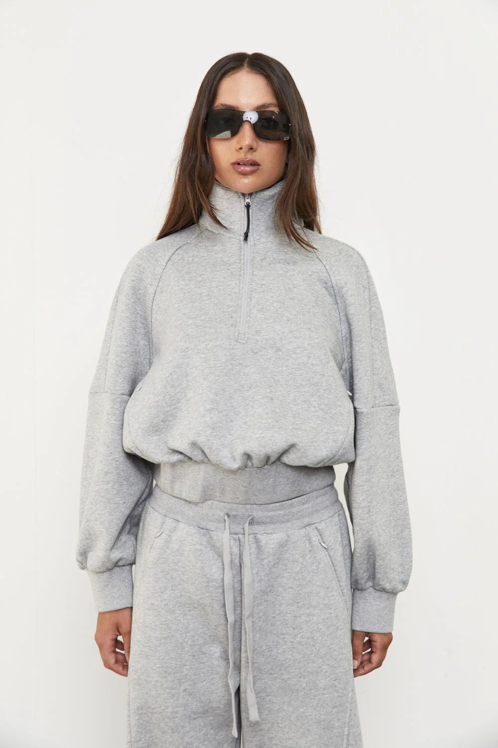 Pinky & Kamal - 1/4 Zip Fleece Sweater
