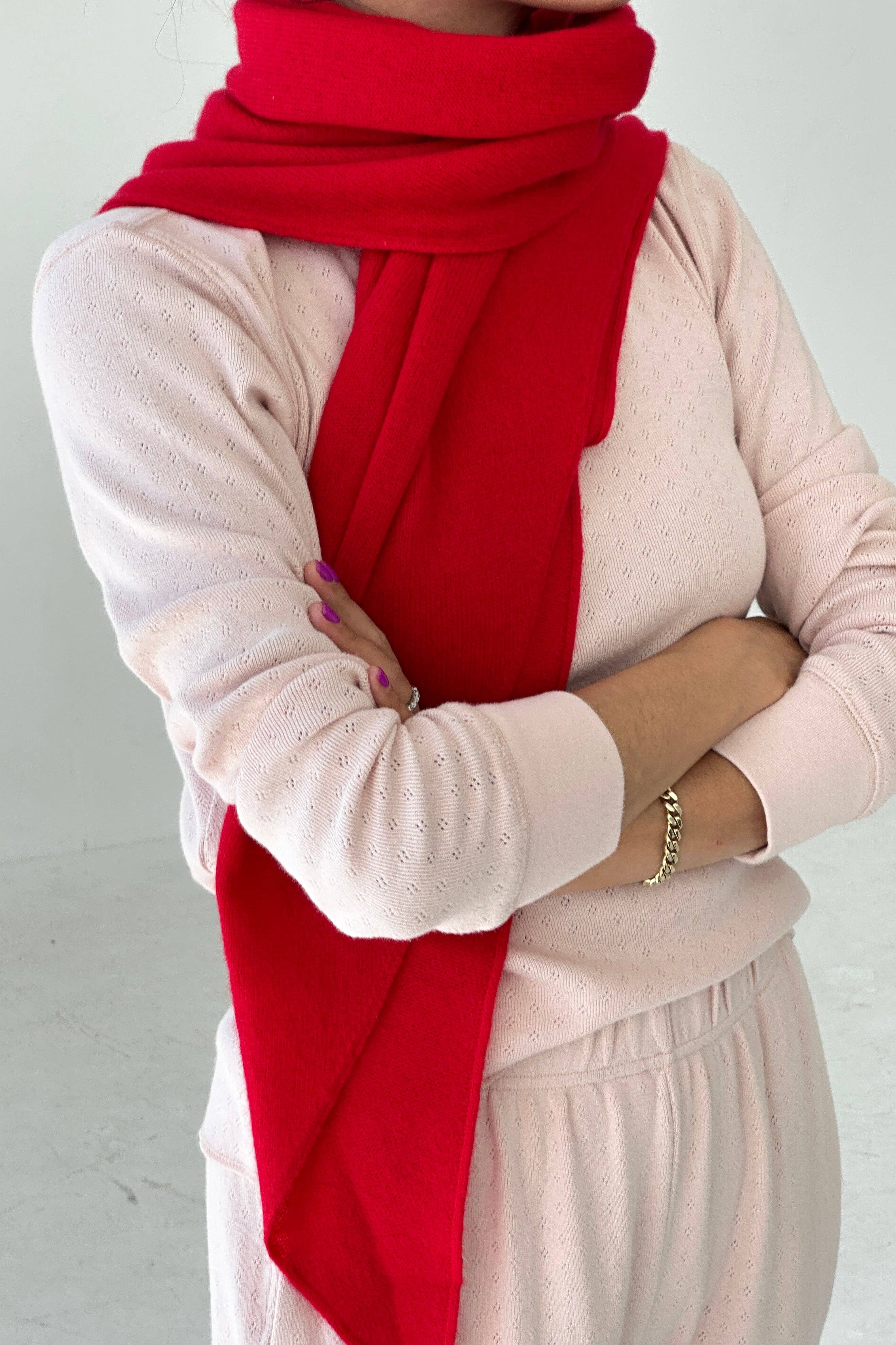Le Bon Shoppe - Cashmere Shawl - Red