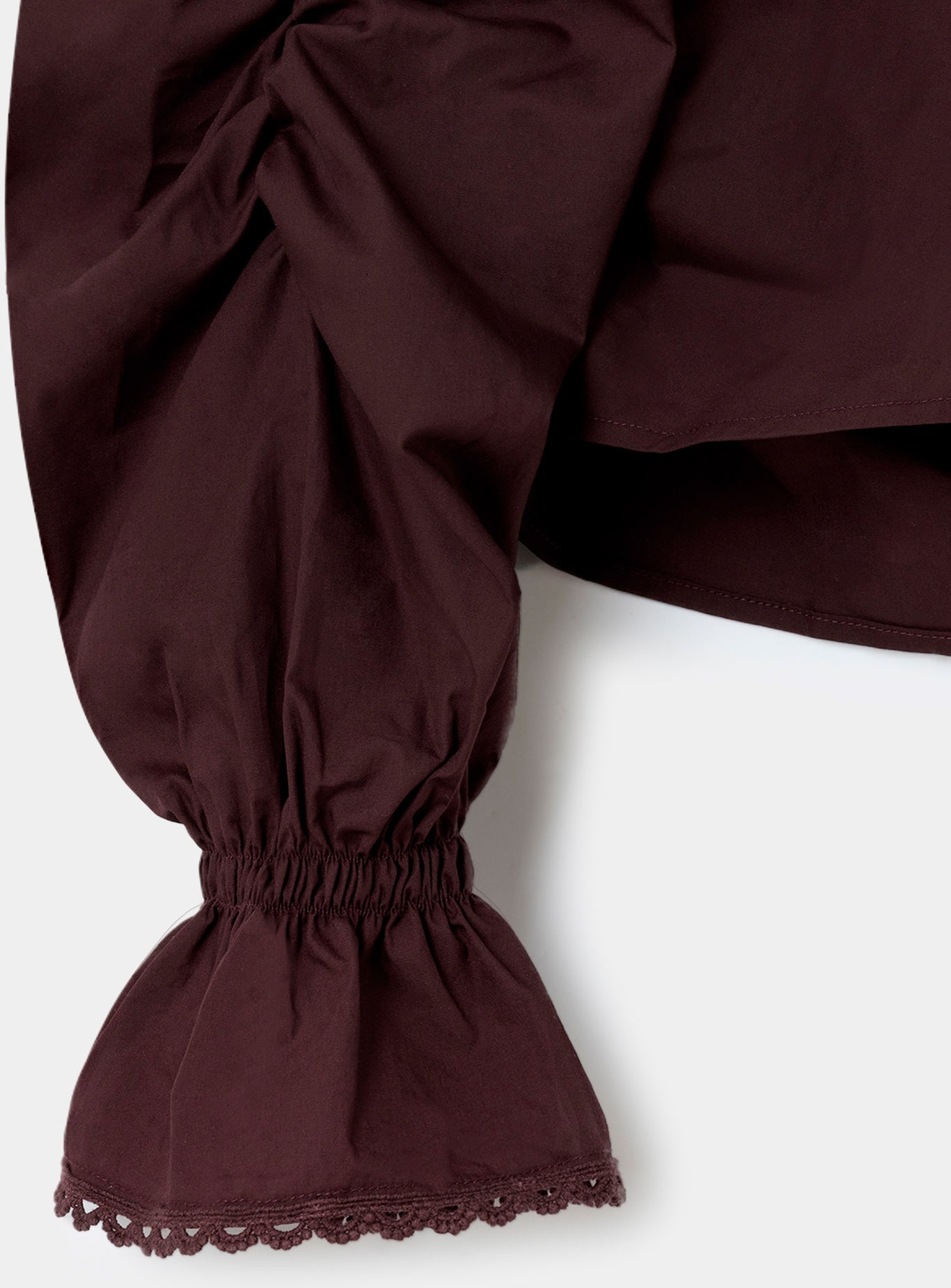 Laagam - Sultana Ruched Shirt - Brown