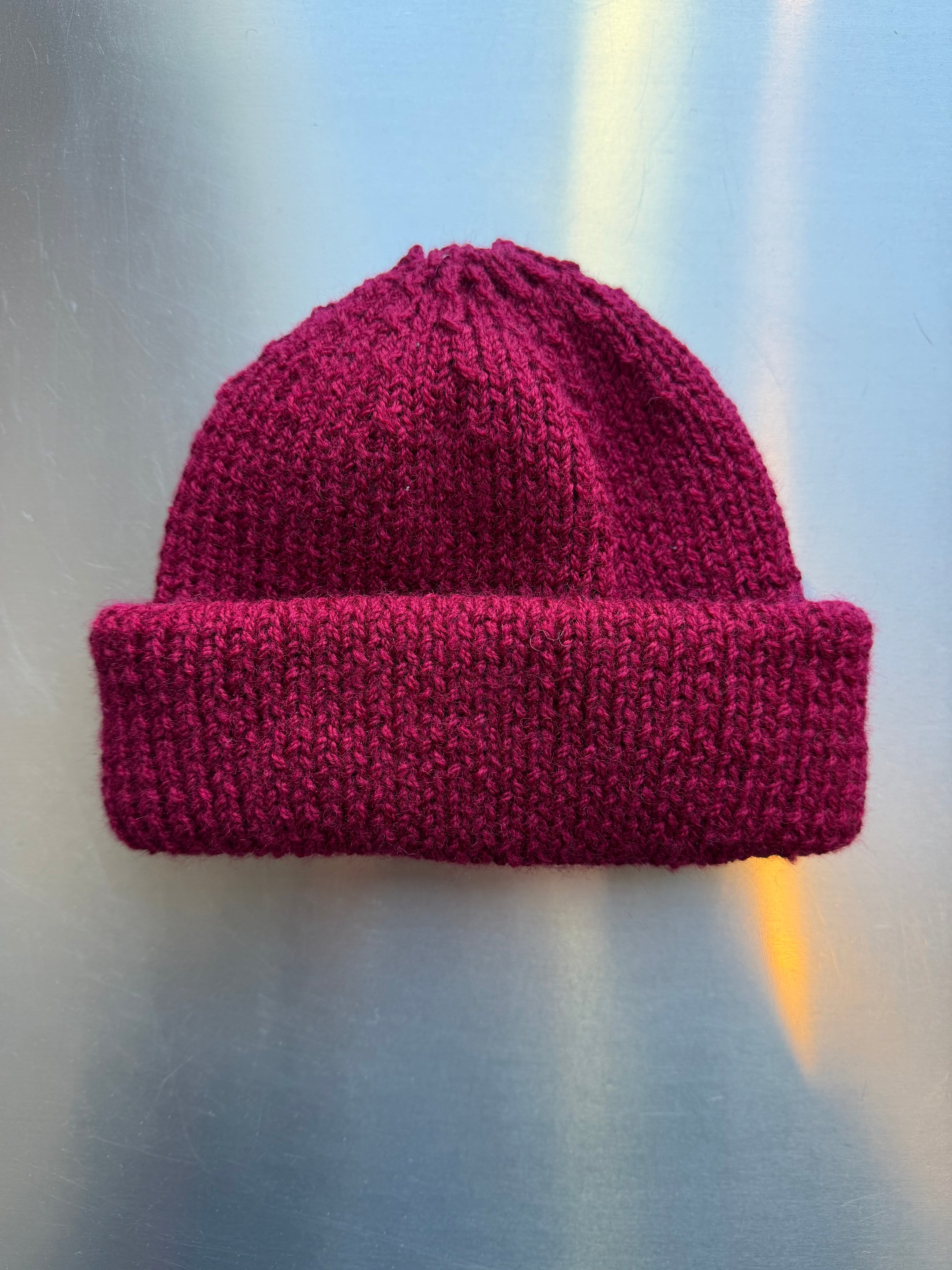 Cat Street - Burgandy - Fisherman’s Beanie