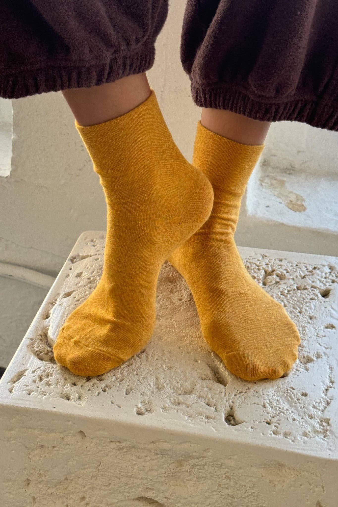 Le Bon Shoppe - Sneaker Socks - Marigold