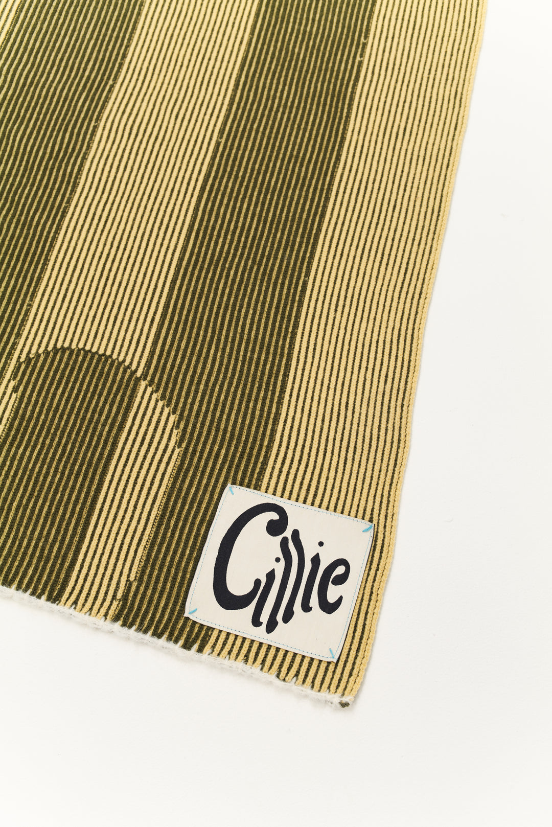 CILLIE - KNITTED INVERSE THROW - SEAWEED