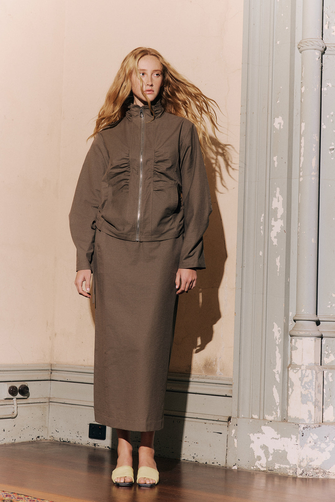MUSE THE LABEL - KORA JACKET - KHAKI