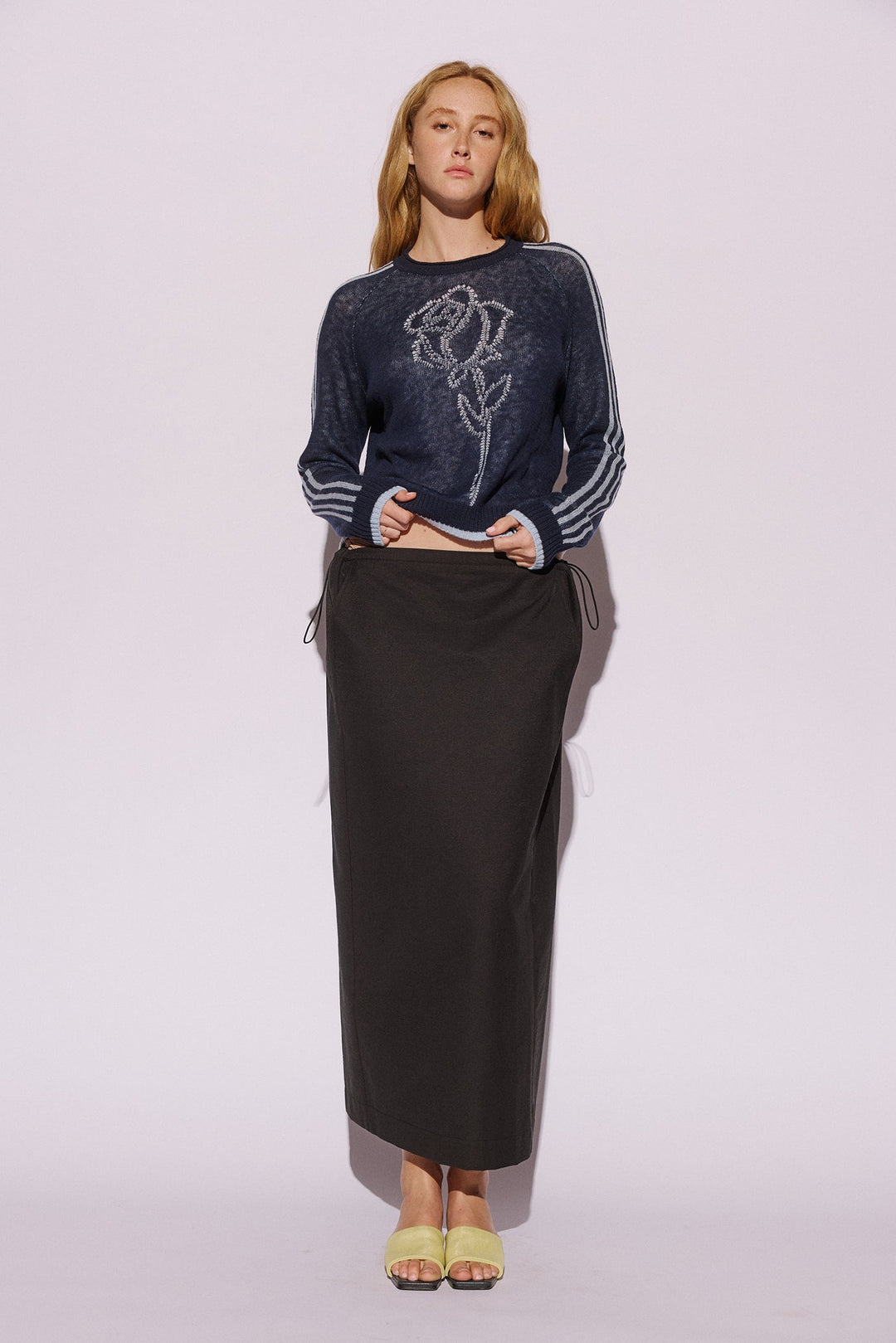 MUSE THE LABEL - ECHO SKIRT BLACK