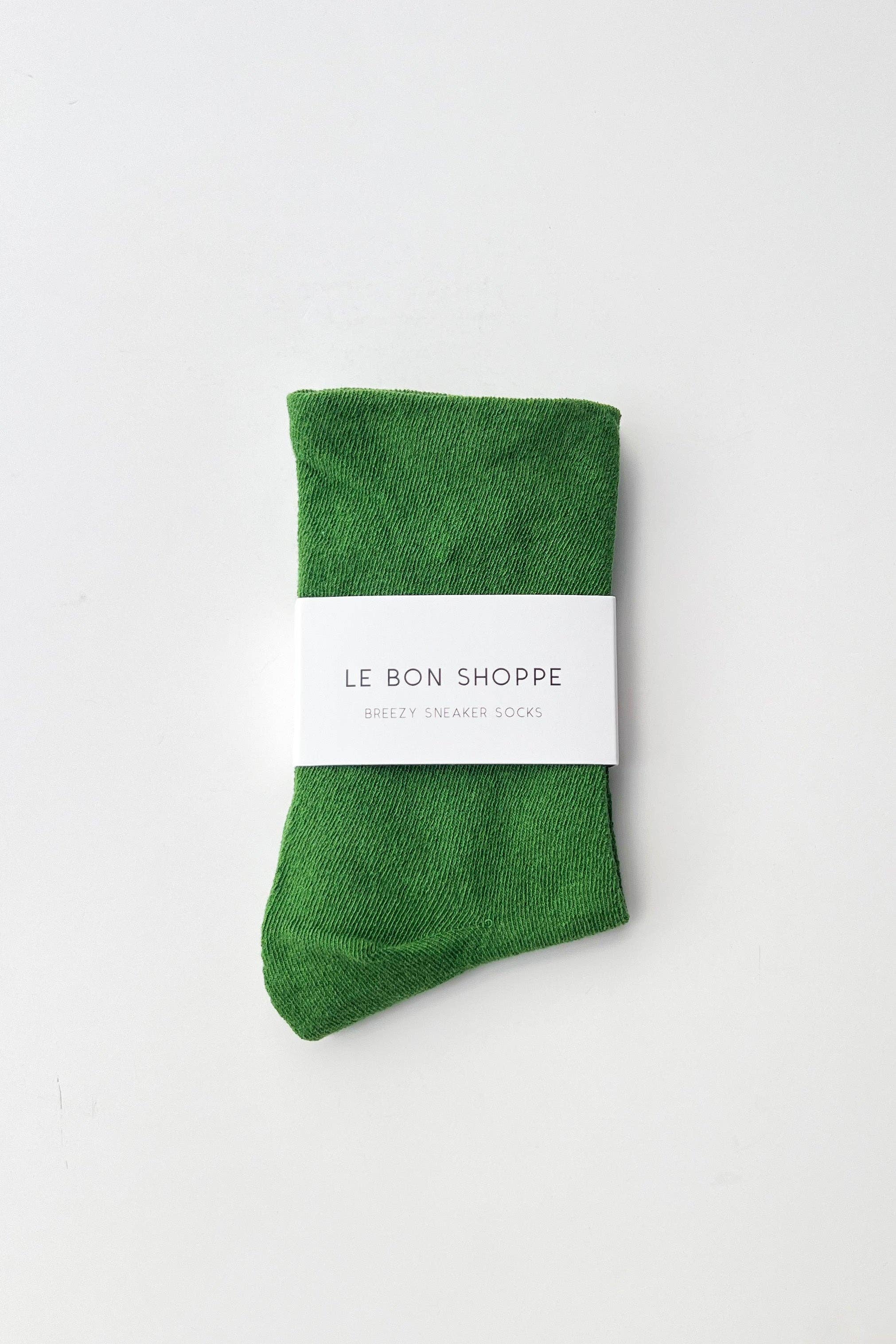 Le Bon Shoppe - Breezy Sneaker Socks - Avocado