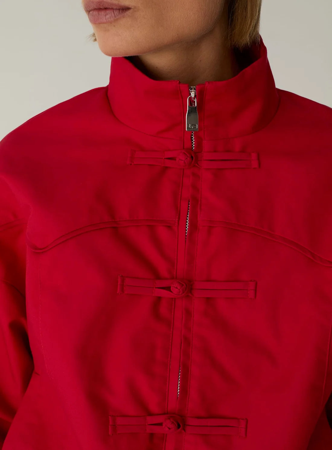 Laagam - Sylvie - Red Bomber Jacket