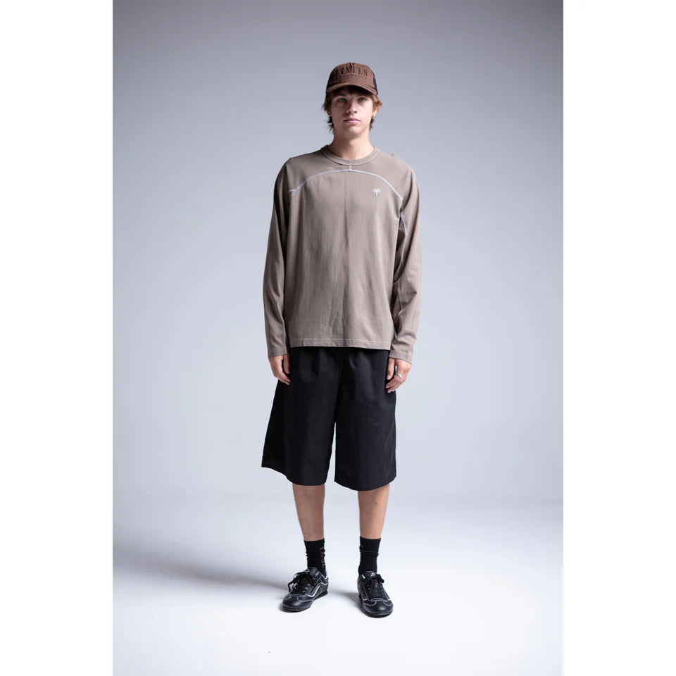Listen - Signal Long Sleeve Tee - Brown