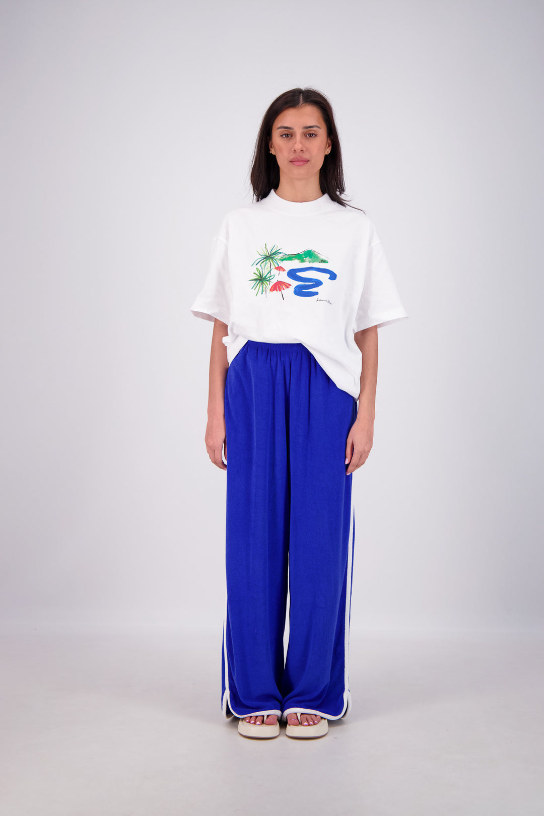 JASMINE ALEXA - KUHIO PANTS - COBALT BLUE