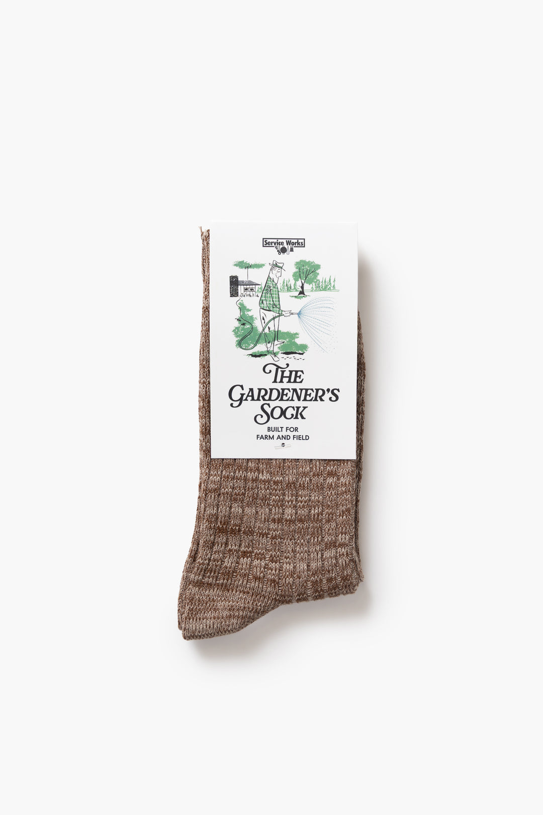 Service Works - The Gardener’s Sock - Brown