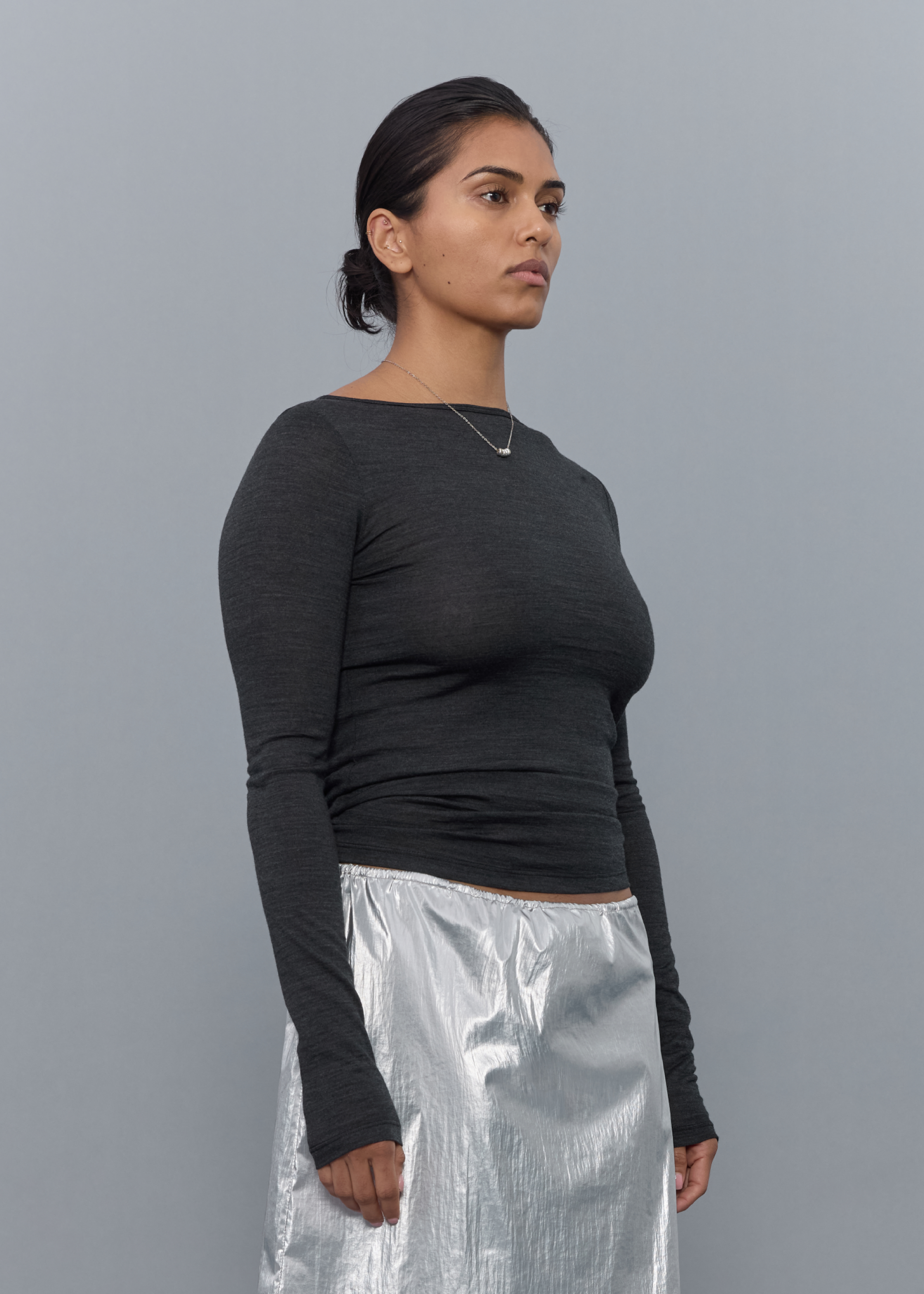 Permanent Vacation - Connection Wool Top - Cinder