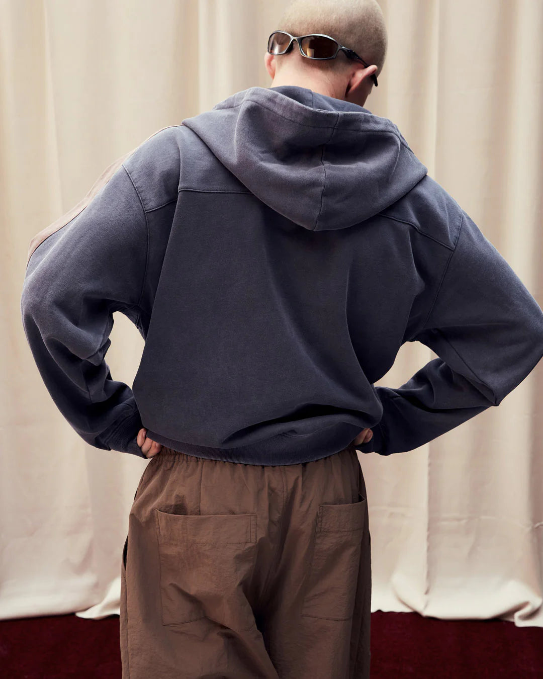 Candice - Edward Zip Through Hoodie - Midnight