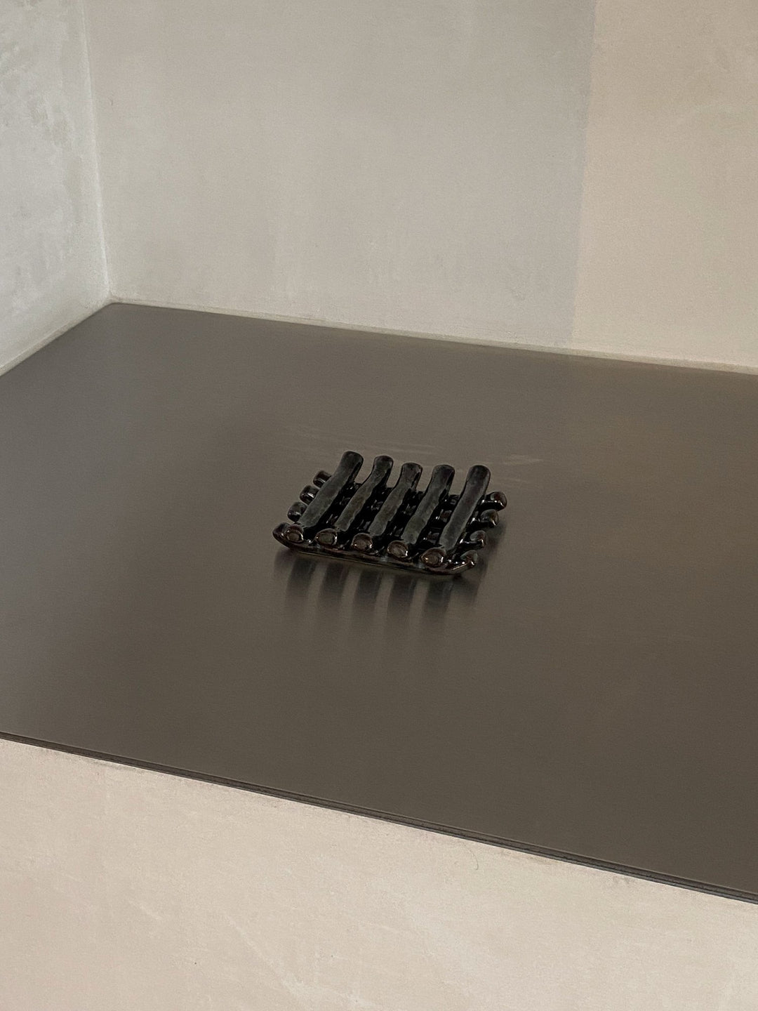 Jedda Clay - Grid Soap Dish - Chrome