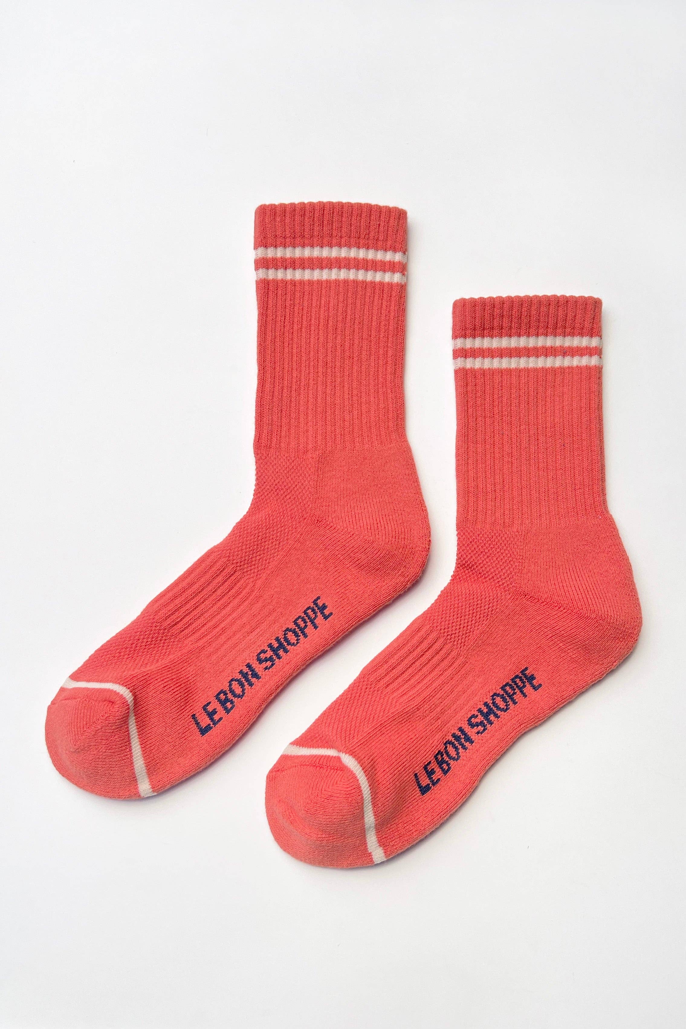 Le Bon Shoppe - Boyfriend Socks - Coral