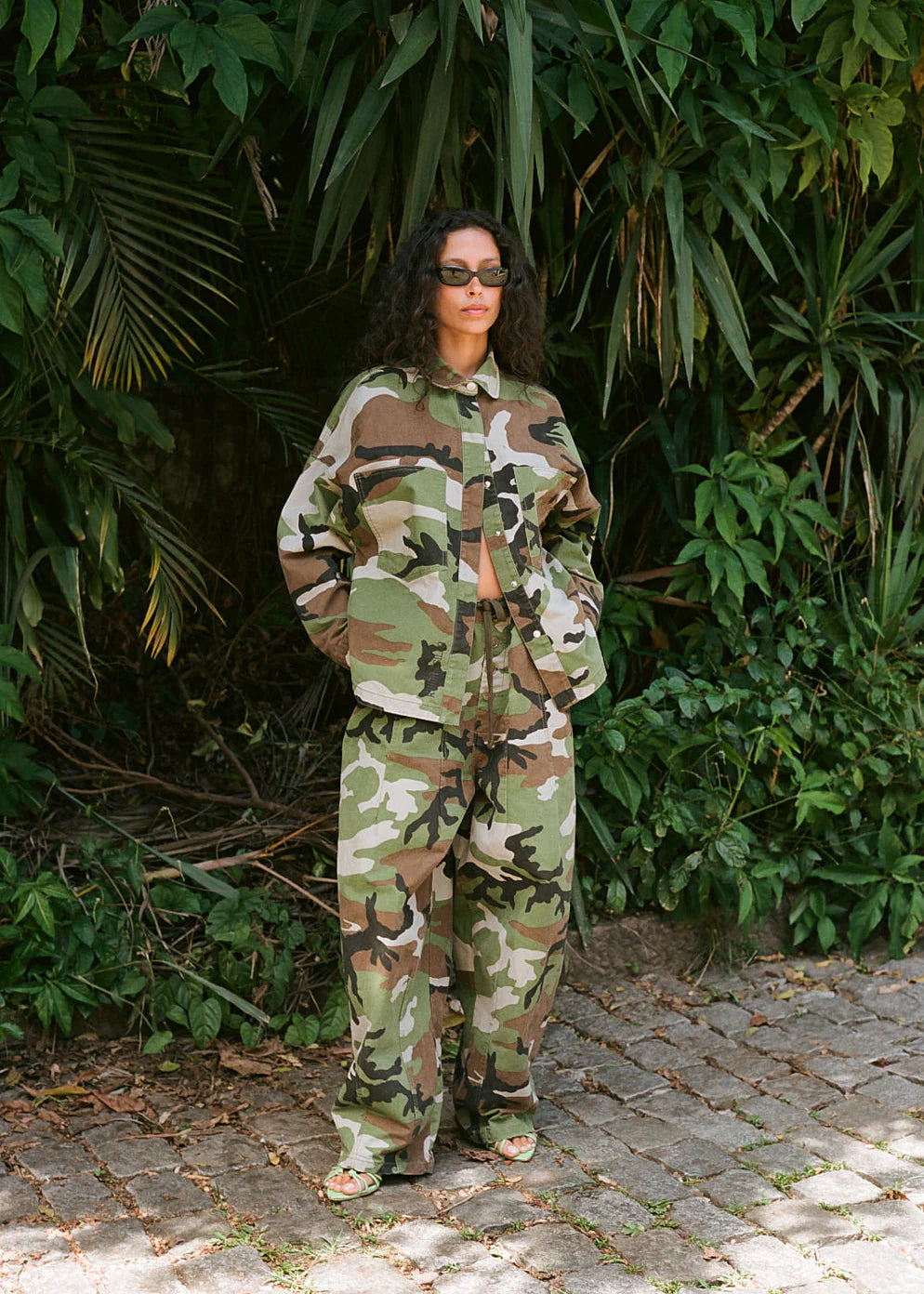 Kinga Csilla - Camuffare Pallet Pant