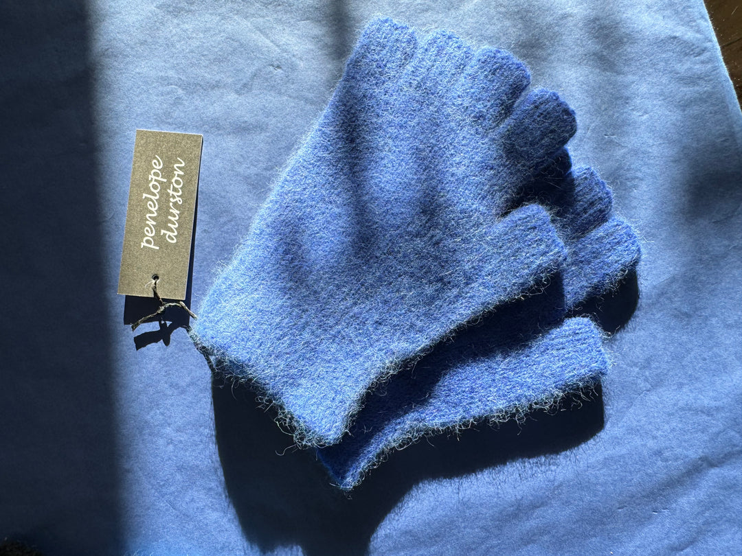 Fingerless Gloves - Short - Cobalt