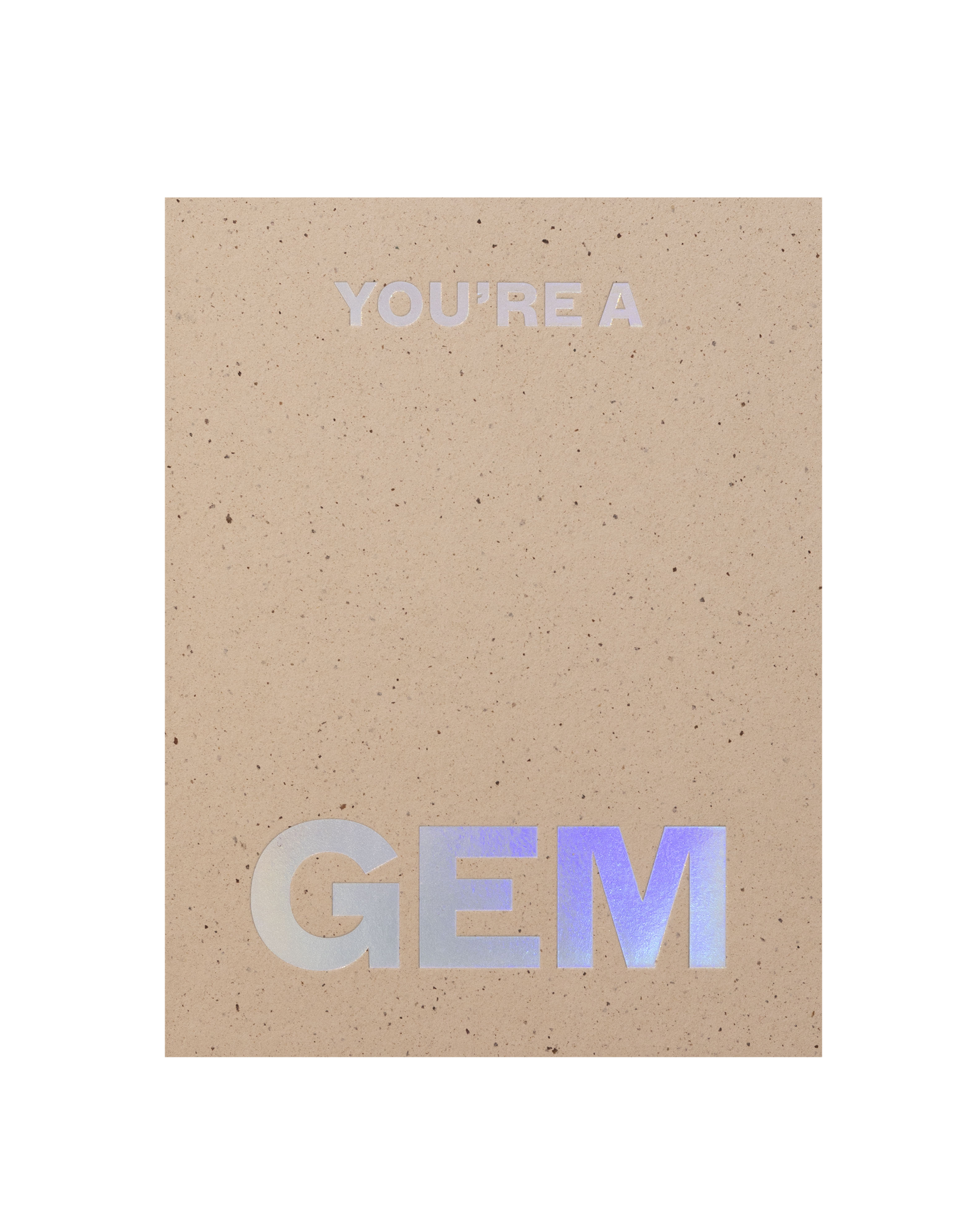SHORT TALK - YOU’RE A GEM