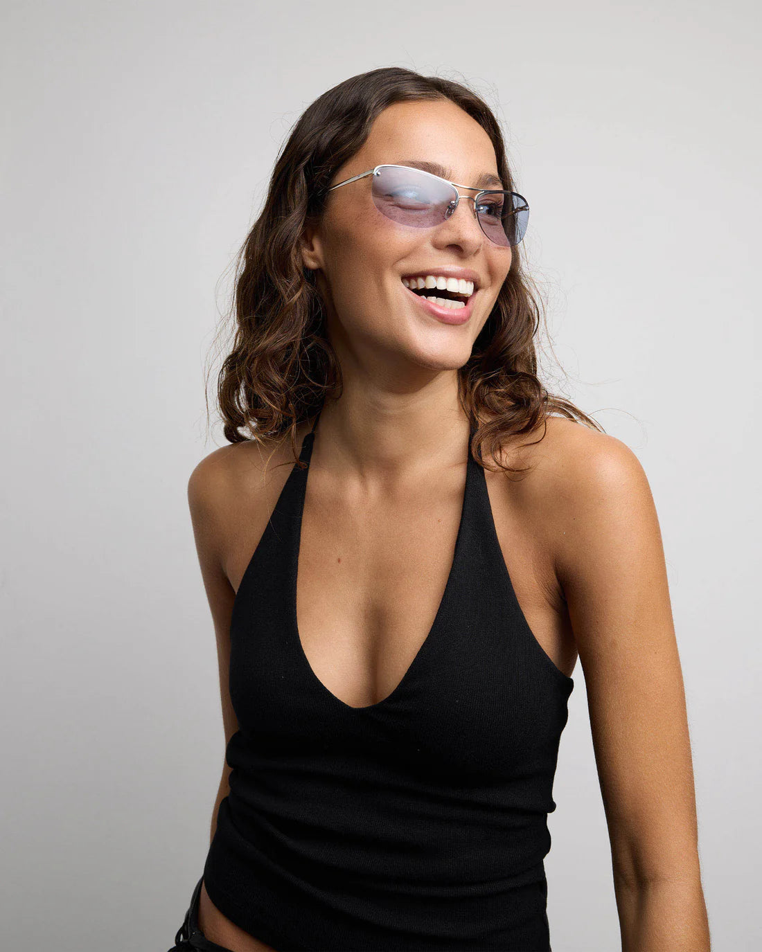 Szade - Slim - Polished Silver / Periwinkle