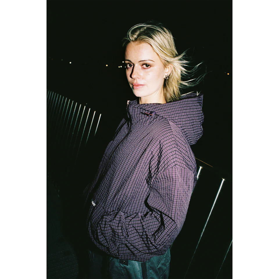 Listen - Orchard Plaid Jacket - Plum
