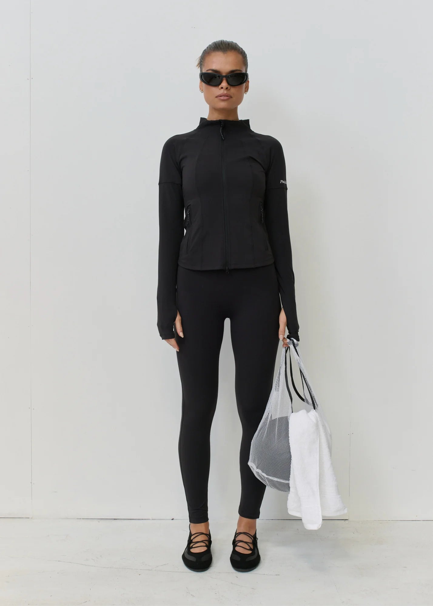 Pinky & Kamal - Racer Zip Jacket - Black