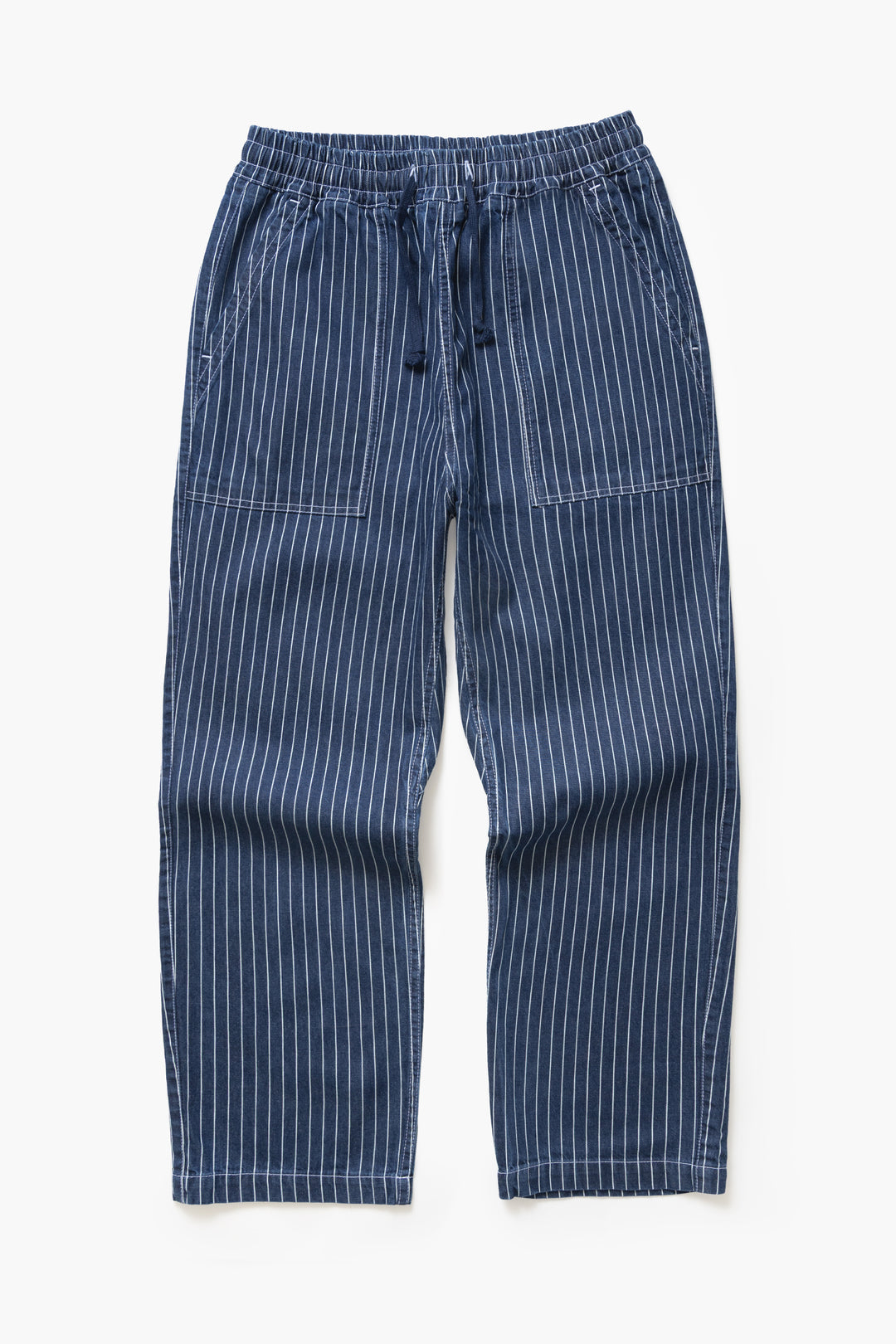 Service Works - Pinstripe Denim Chef Pants - Indigo