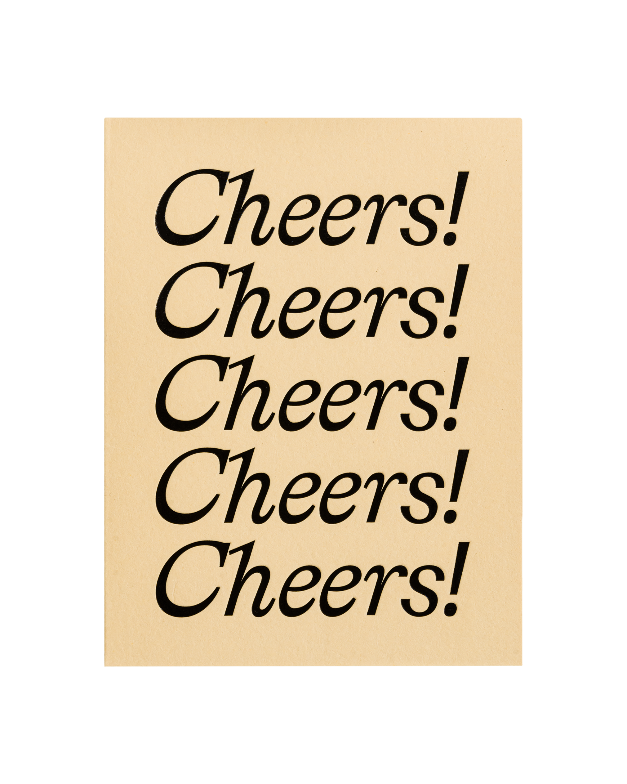 SHORT TALK - CHEERS