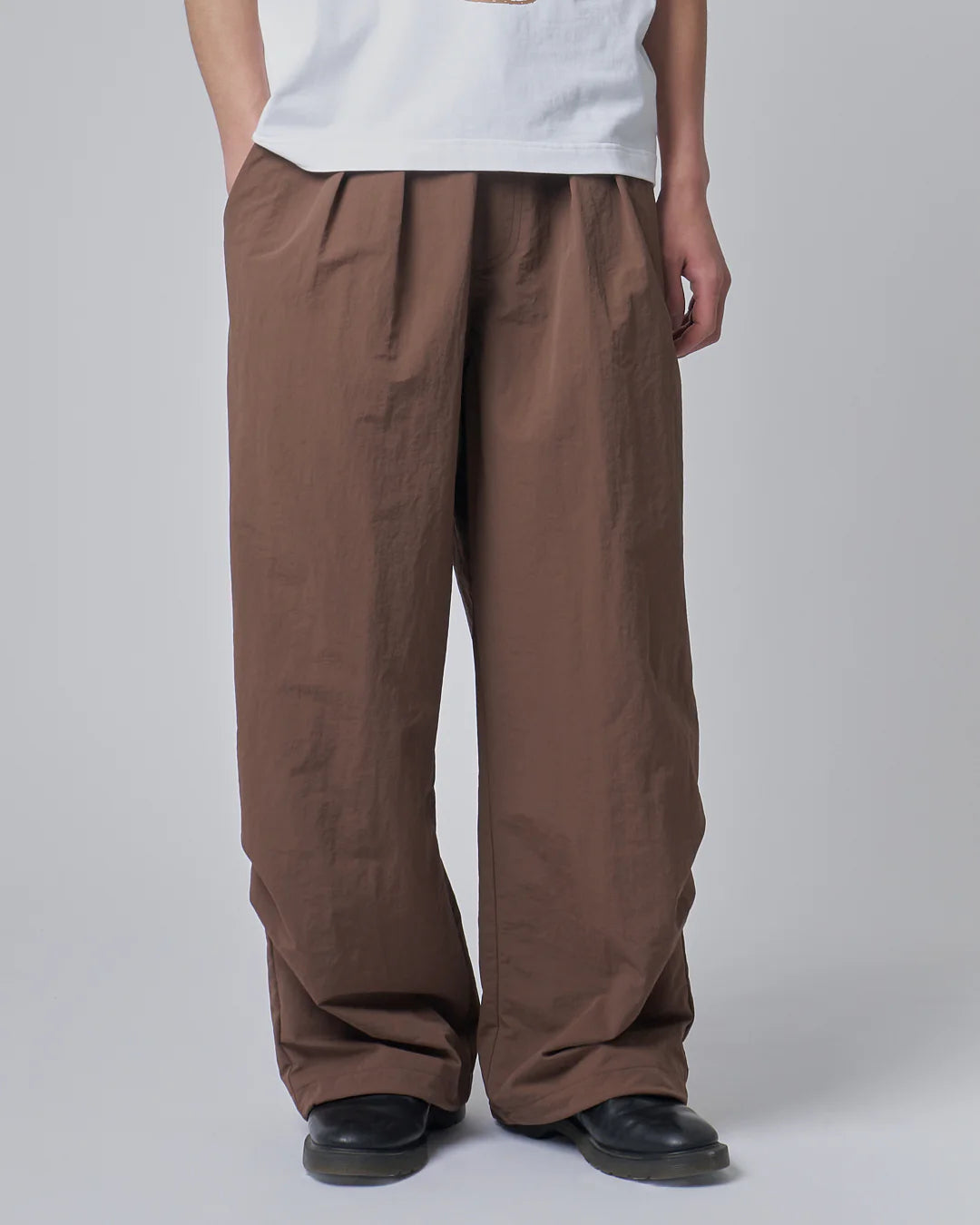 Candice - Air Nylon Pants - Brown