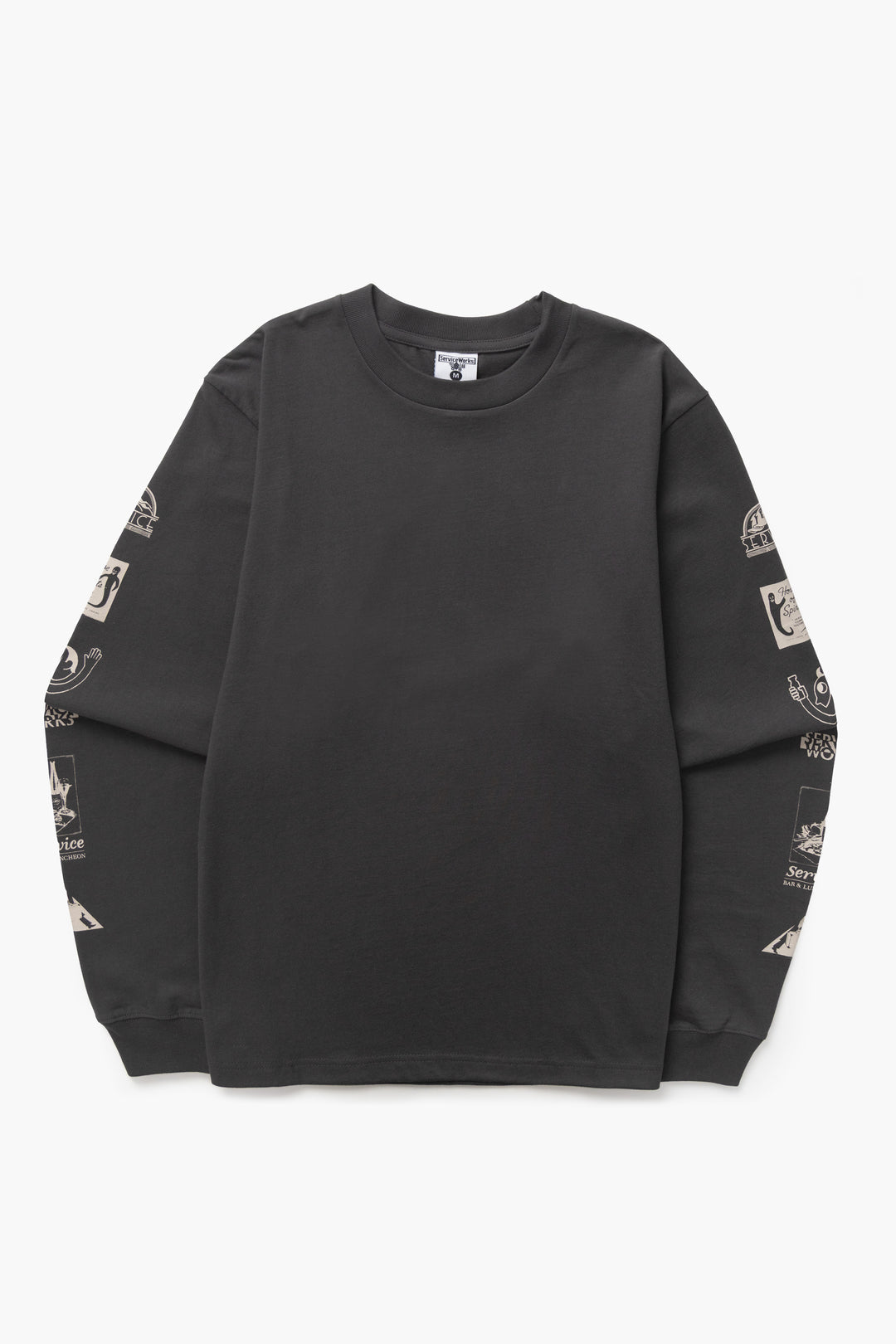 Service Works - Bootleg Long Sleeve Tee - Charcoal