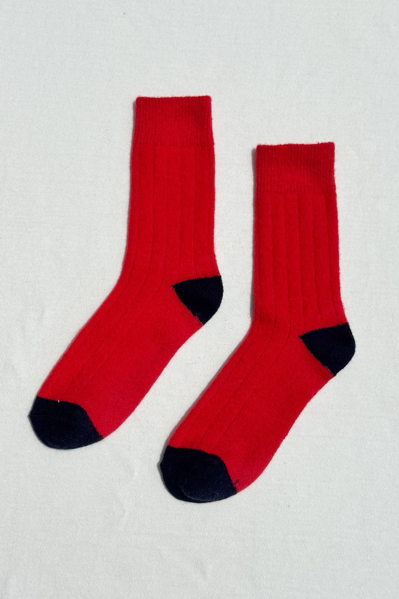 Le Bon Shoppe - Poopy Red - Classic Cashmere Socks