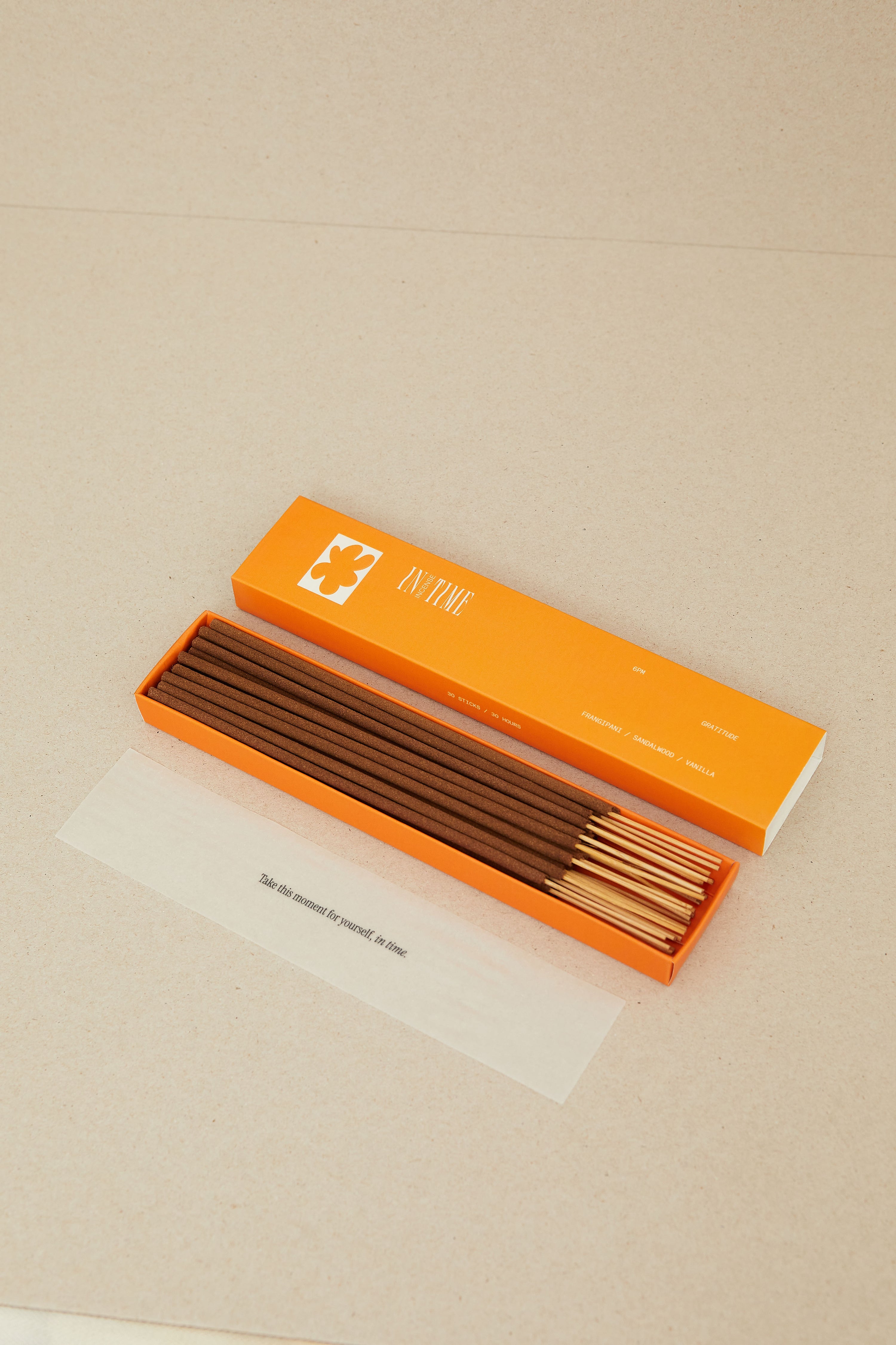 In Time - 6PM Gratitude - Incense