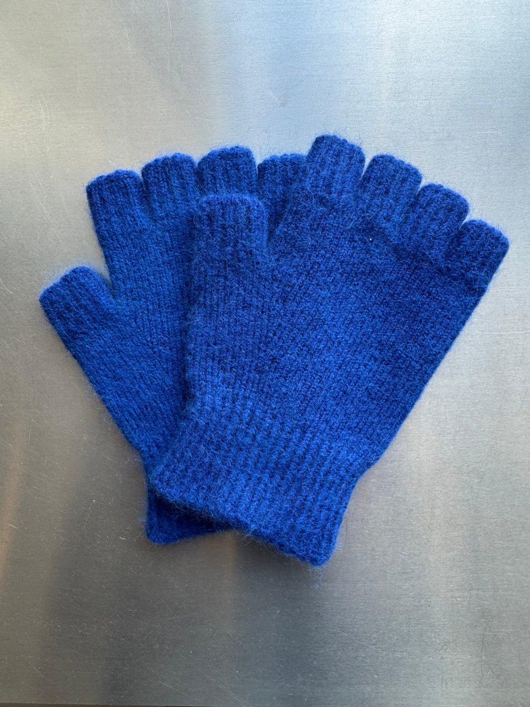 Fingerless Gloves - Short - Cobalt