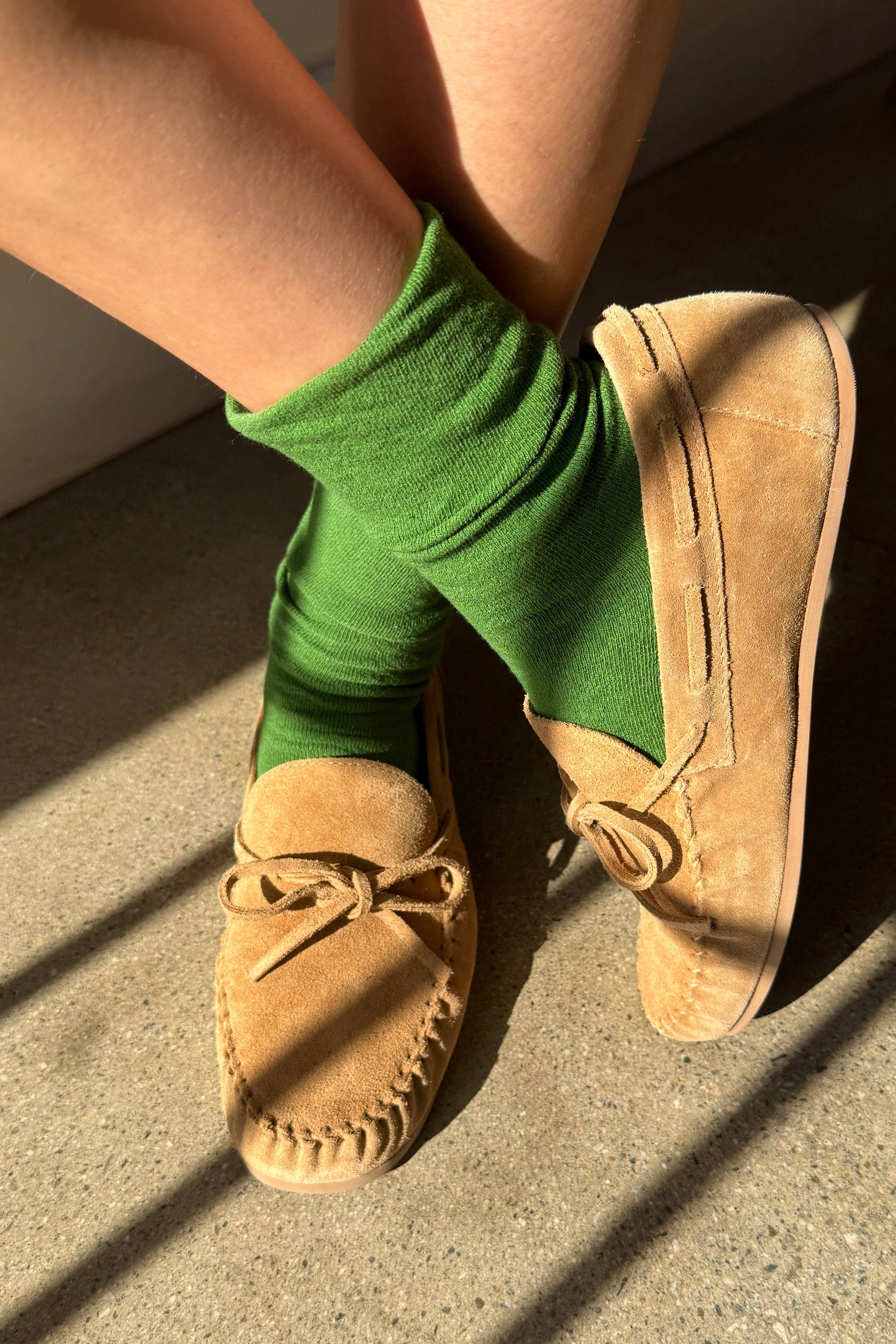 Le Bon Shoppe - Breezy Sneaker Socks - Avocado