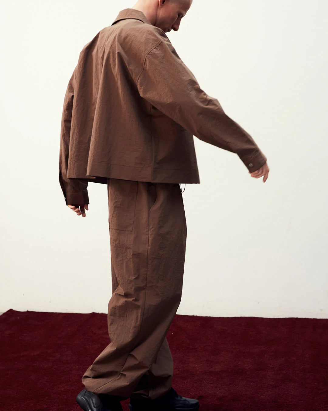 Candice - Air Nylon Pants - Brown