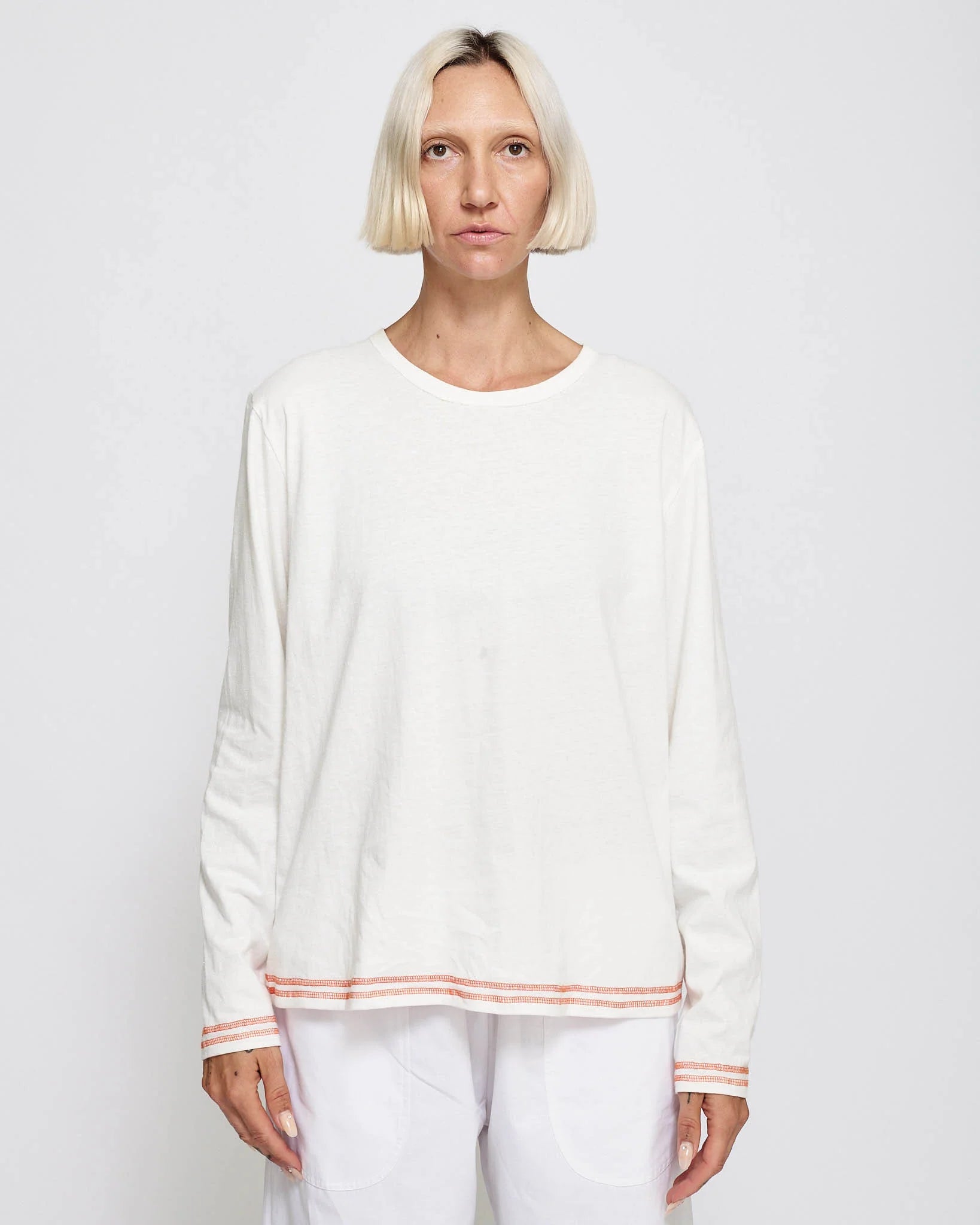 MARSH Hemp Pullover - White